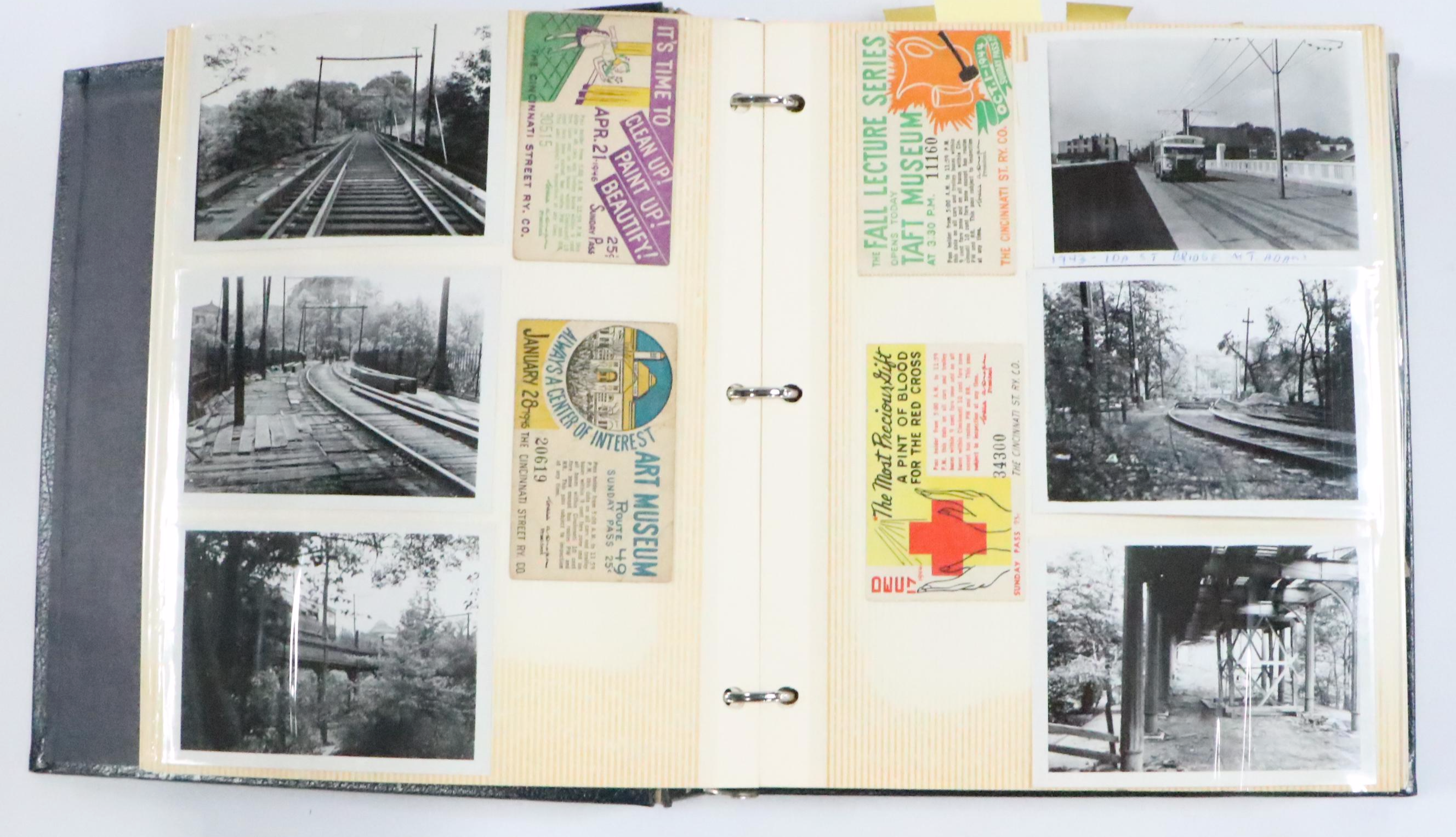 Cincinnati Streetcar Photographs and Passes, Early to Mid-20th Century