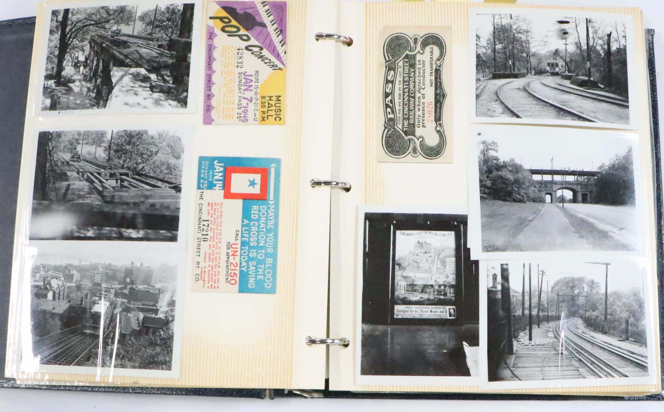 Cincinnati Streetcar Photographs and Passes, Early to Mid-20th Century
