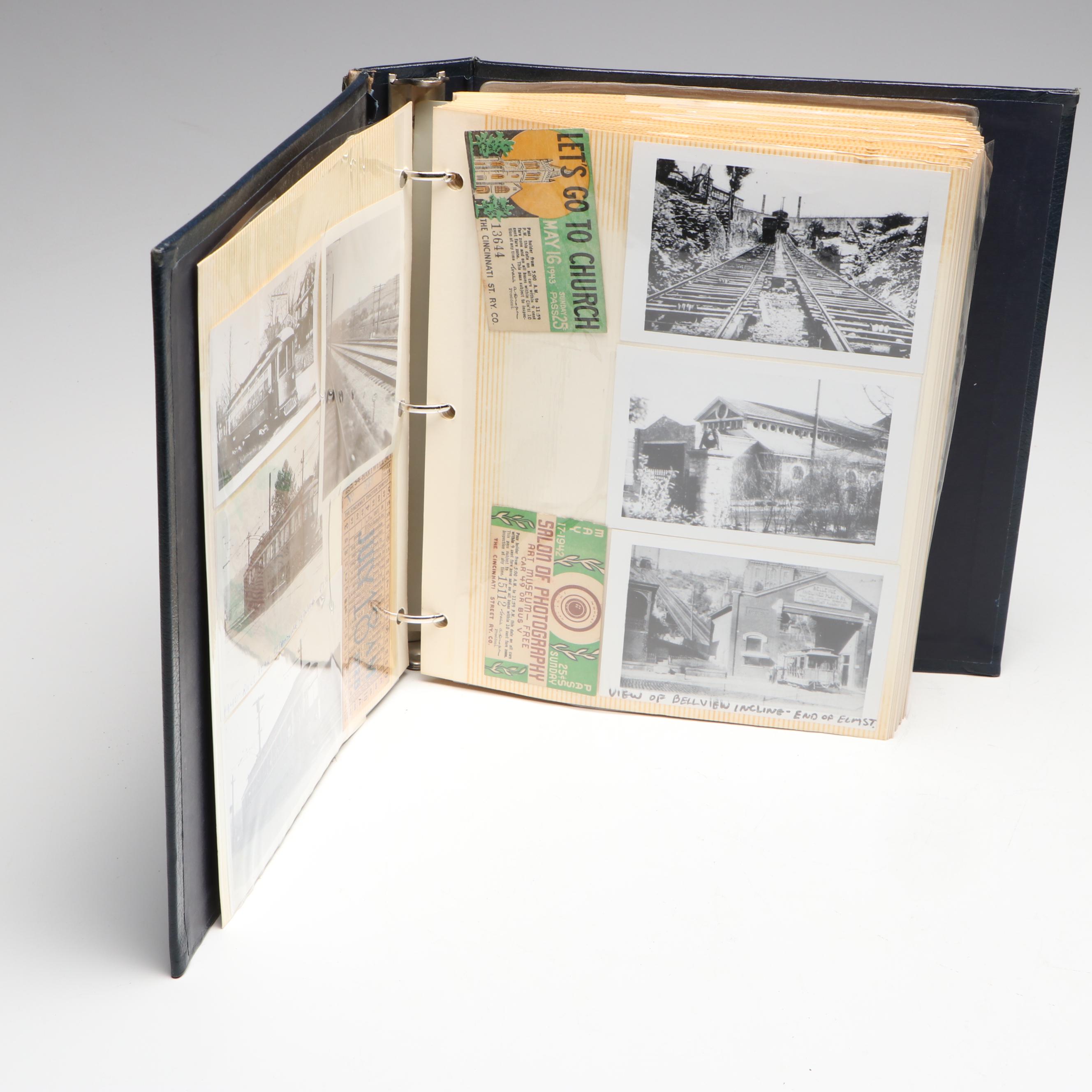 Cincinnati Streetcar Photographs and Passes, Early to Mid-20th Century