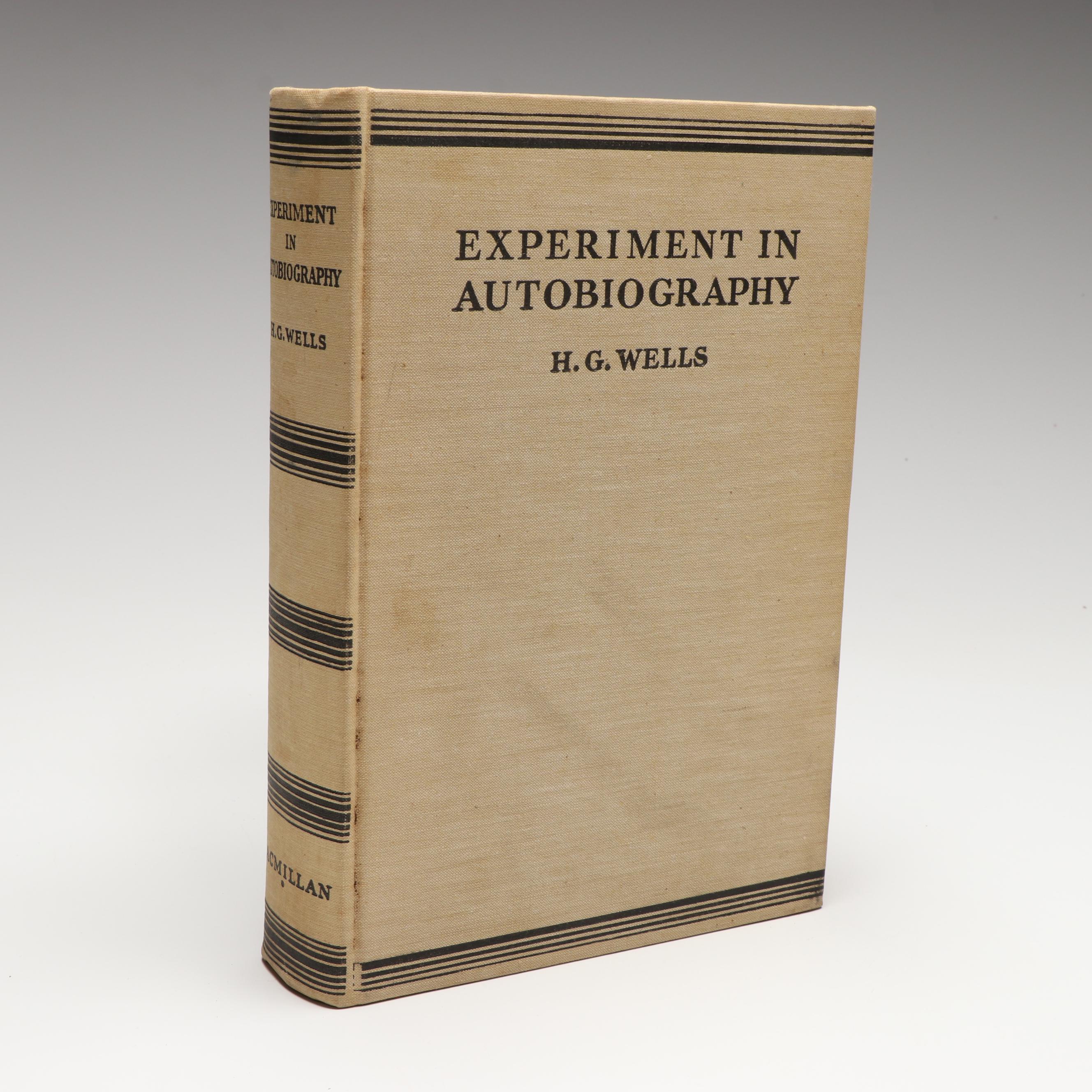 "Experiment in Autobiography" and More H.G. Wells Books