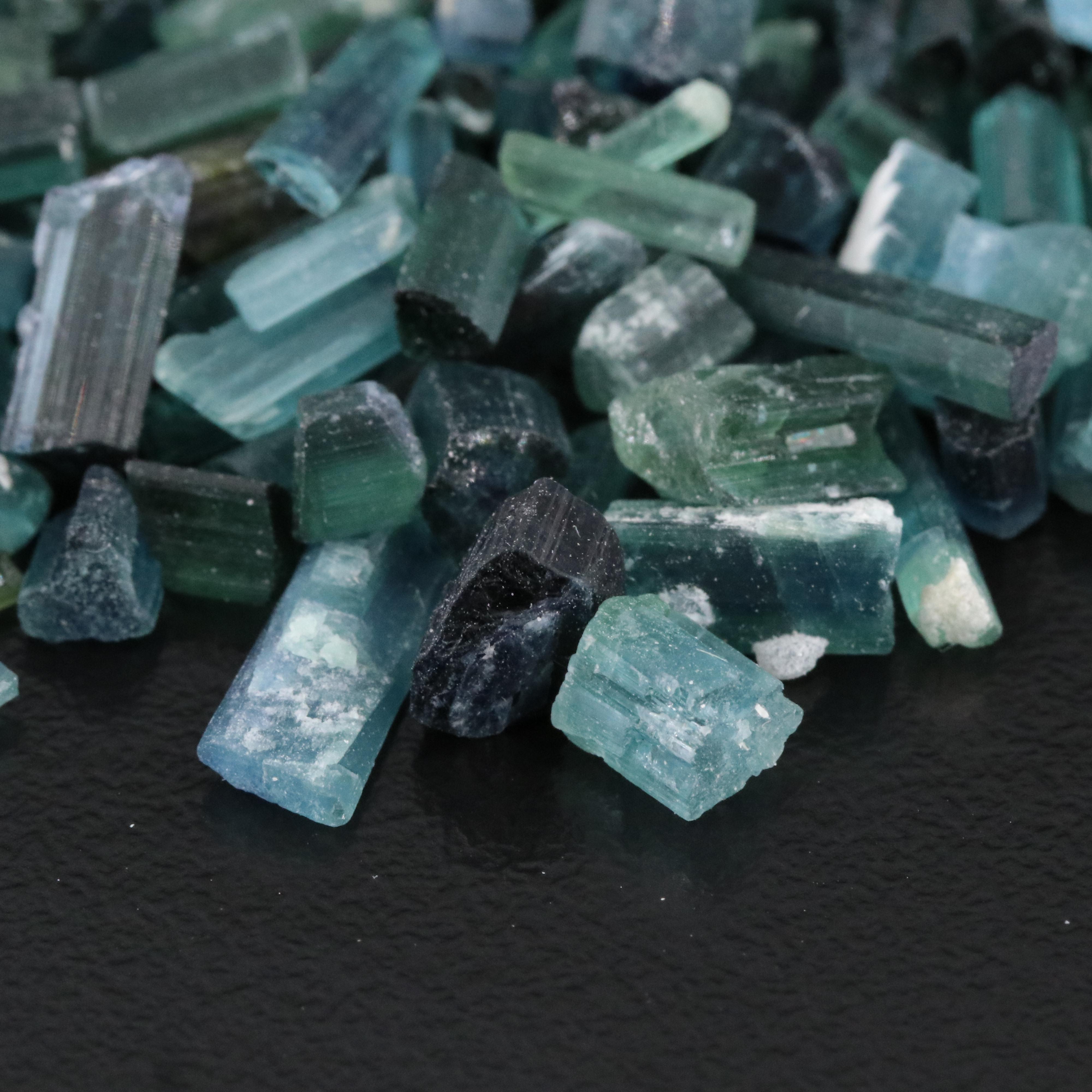 Loose 188.00 CTW Rough Tourmaline Lot