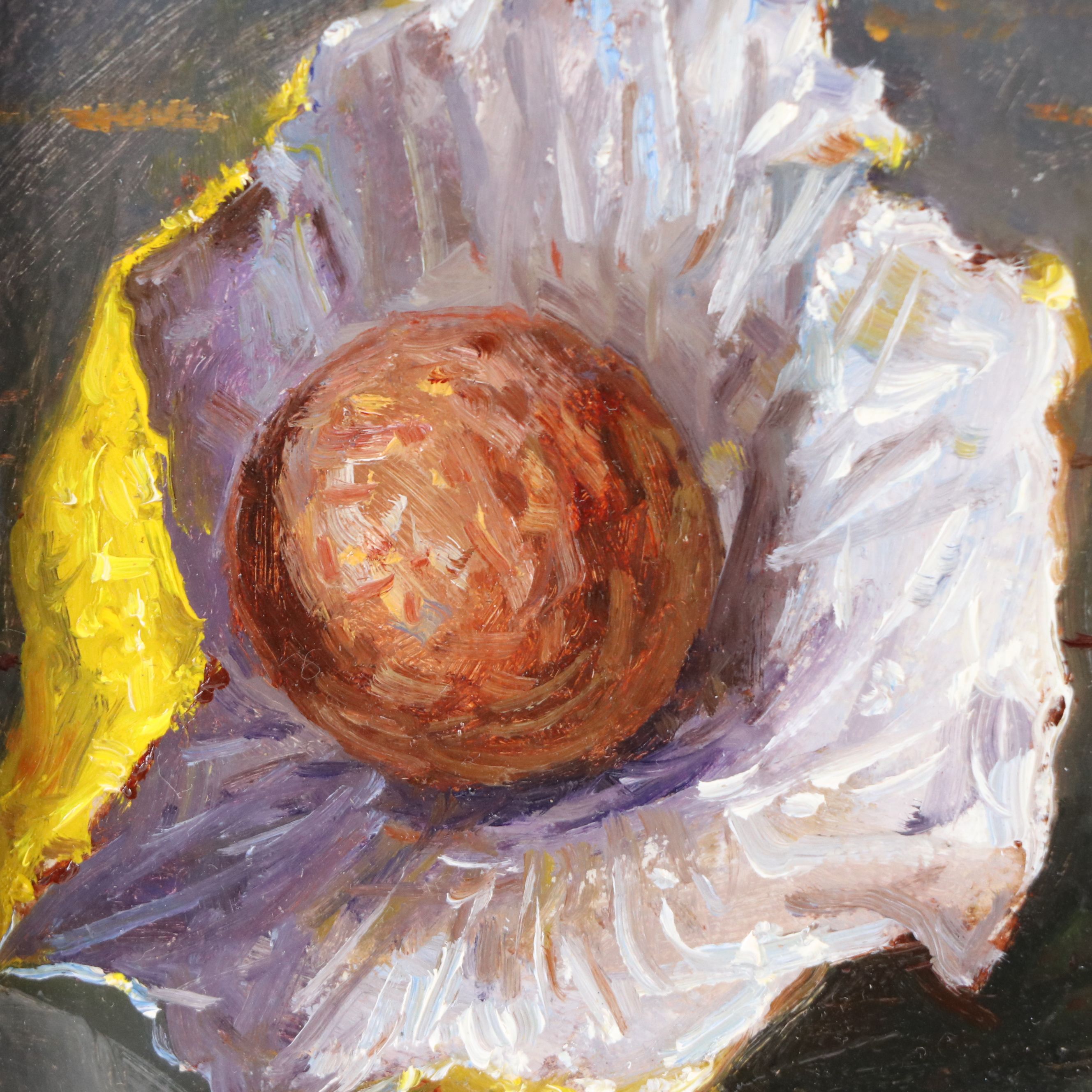 Y. Wang Oil Painting of Ferrero Rocher Chocolates, 2022