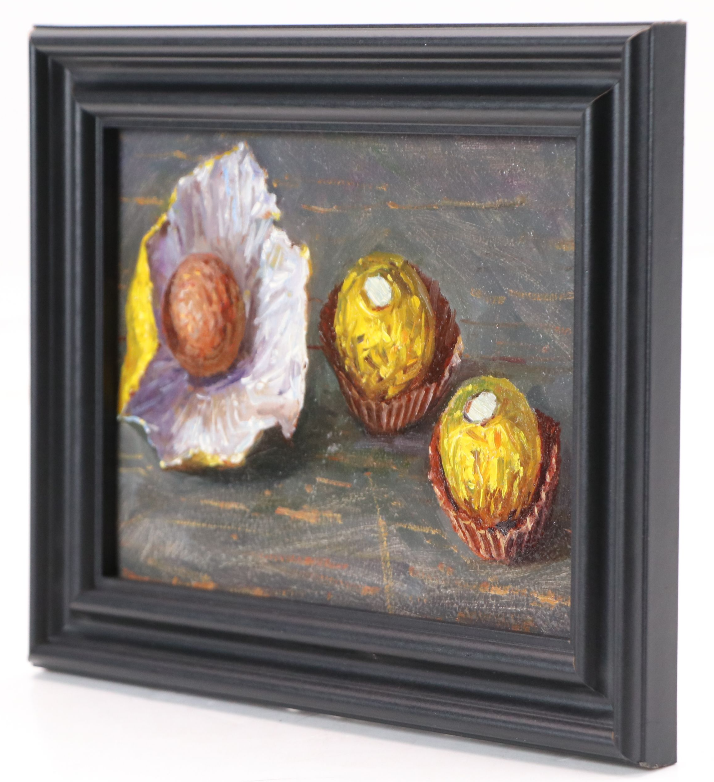 Y. Wang Oil Painting of Ferrero Rocher Chocolates, 2022