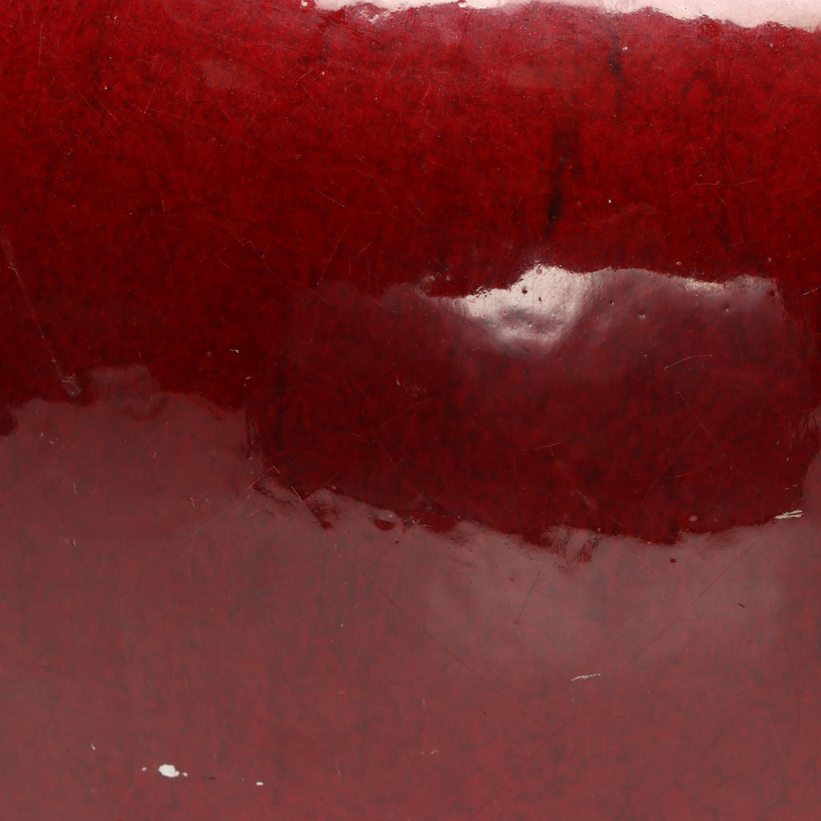 Sang de Boeuf Ceramic Vase