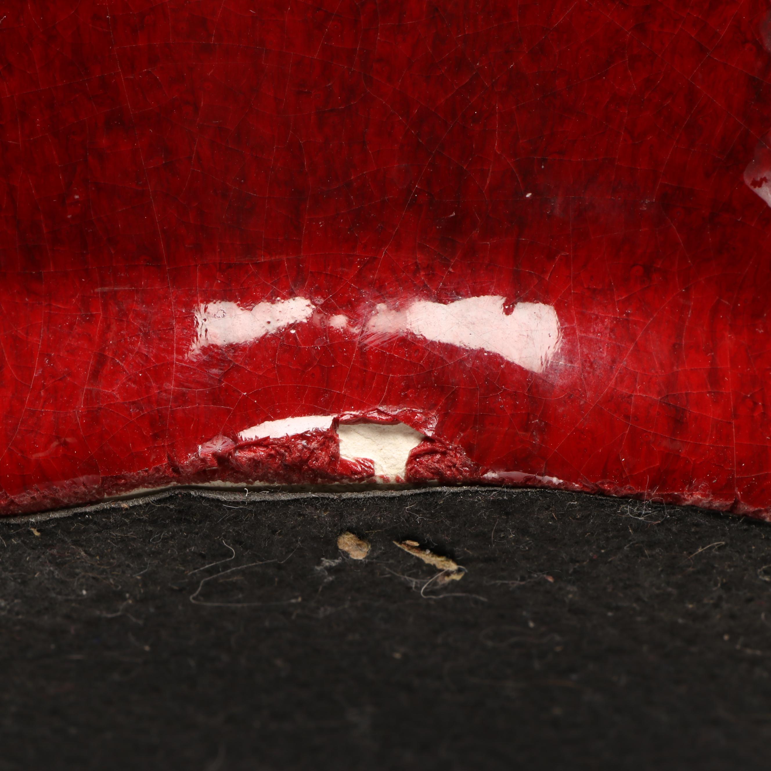 Sang de Boeuf Ceramic Vase