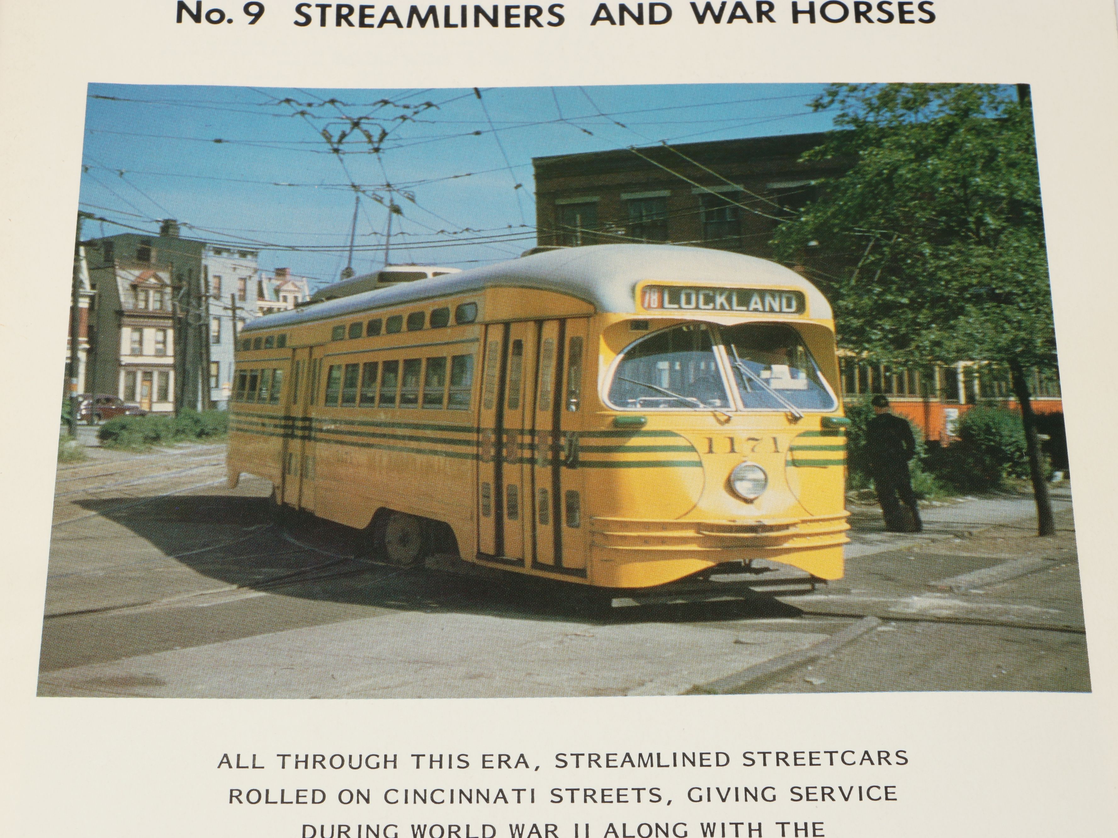 "Cincinnati Streetcars" by Richard Wagner and Roy Wright Full Set, Mid-20th C.