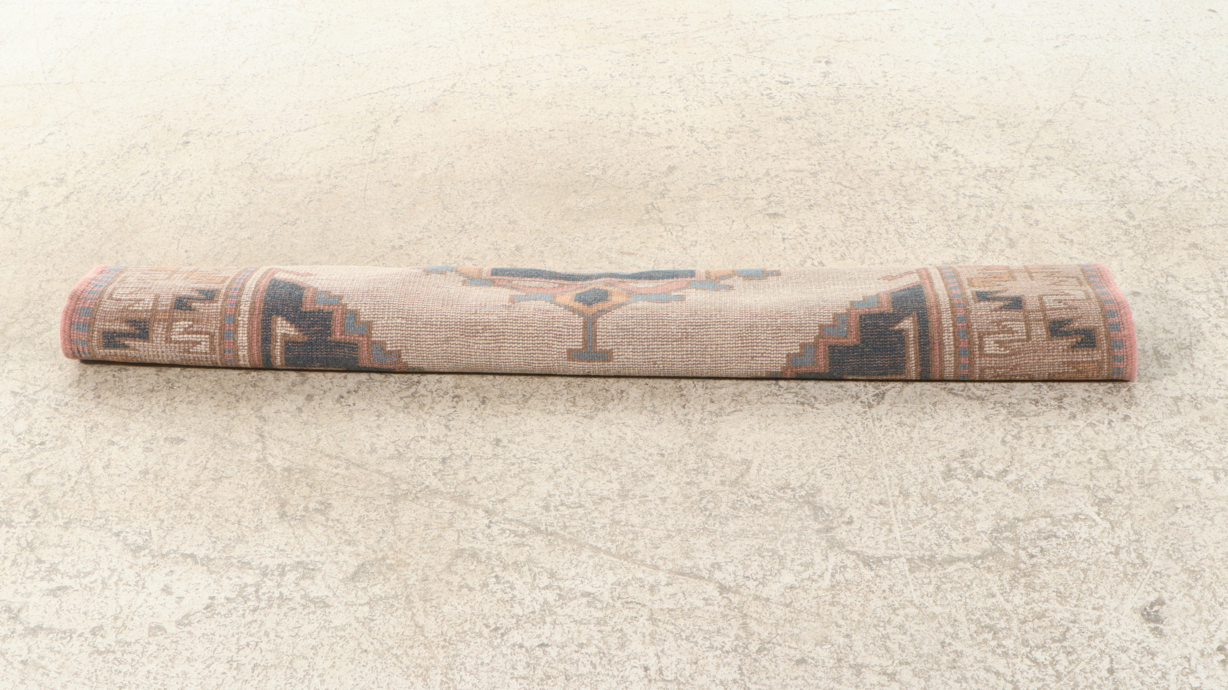 3'11 x 4'9 Hand-Knotted Turkish Anatolian Area Rug