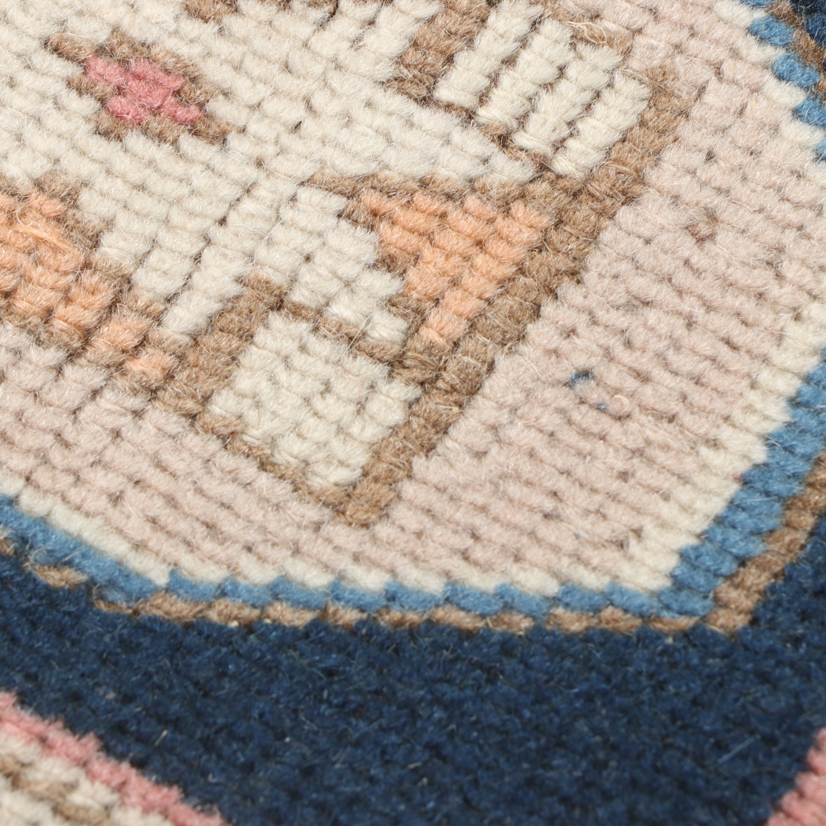 3'11 x 4'9 Hand-Knotted Turkish Anatolian Area Rug