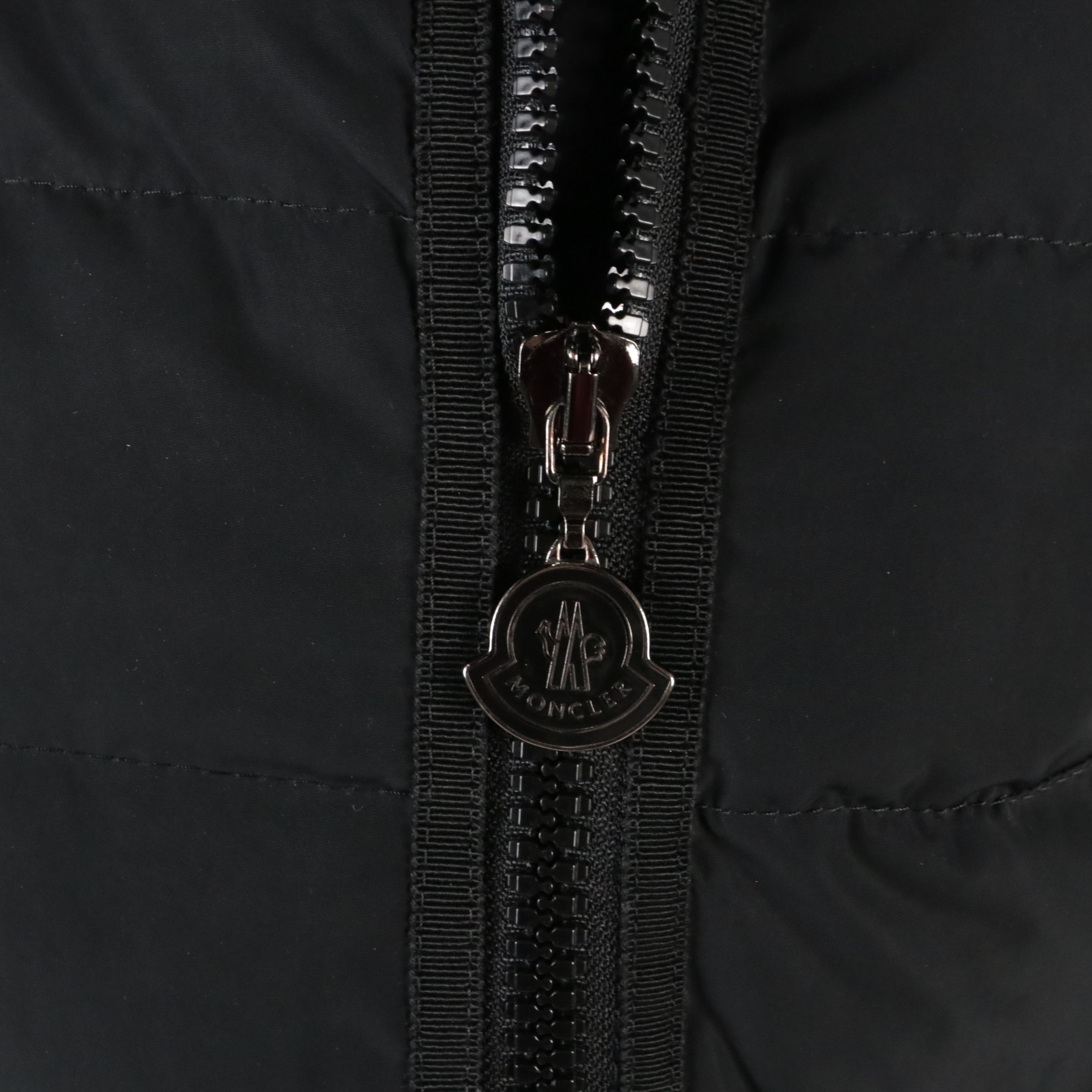 Moncler Gerboise Asymmetrical Zip Quilted Down Coat