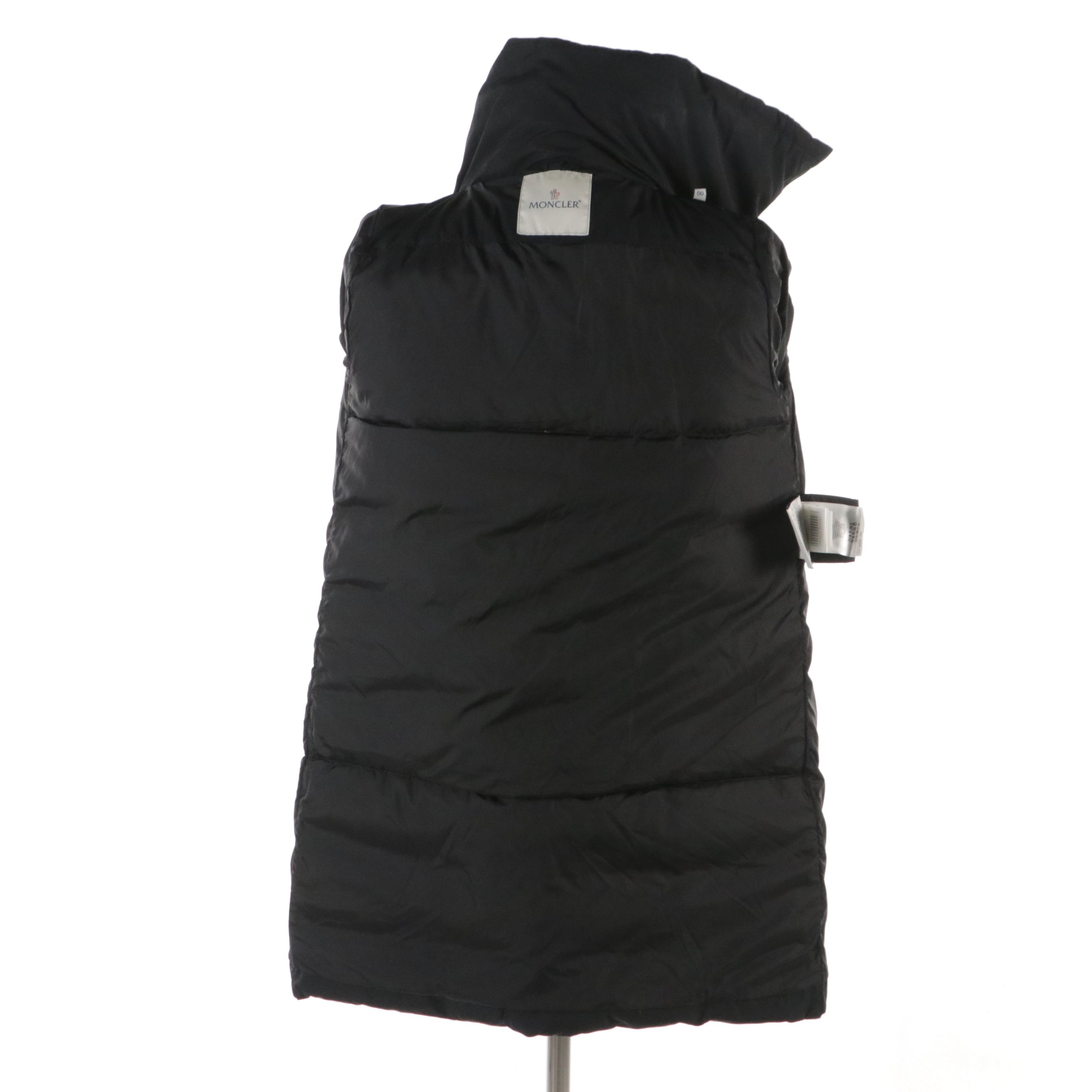 Moncler Gerboise Asymmetrical Zip Quilted Down Coat