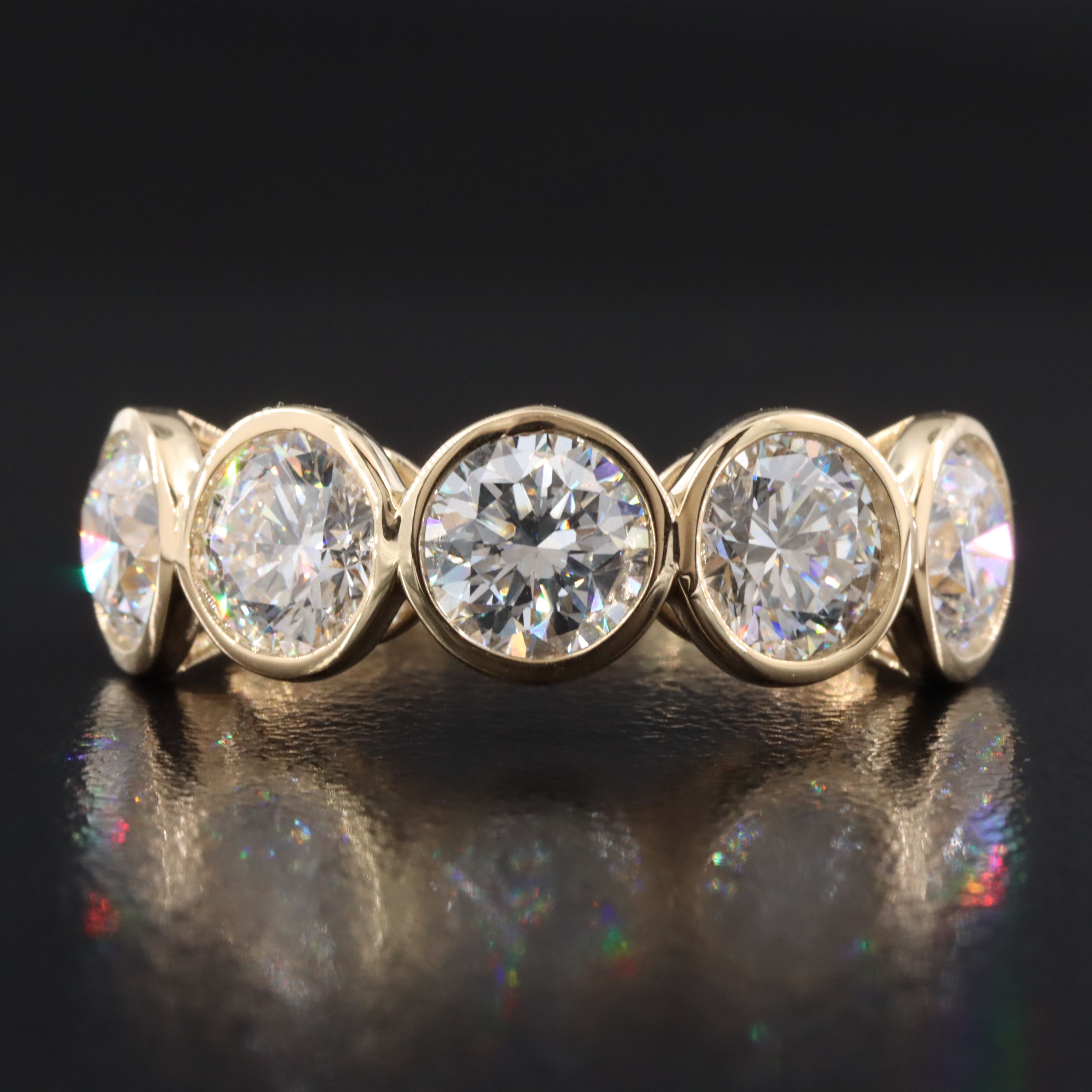 14K 4.19 CTW Lab Grown Diamond Ring