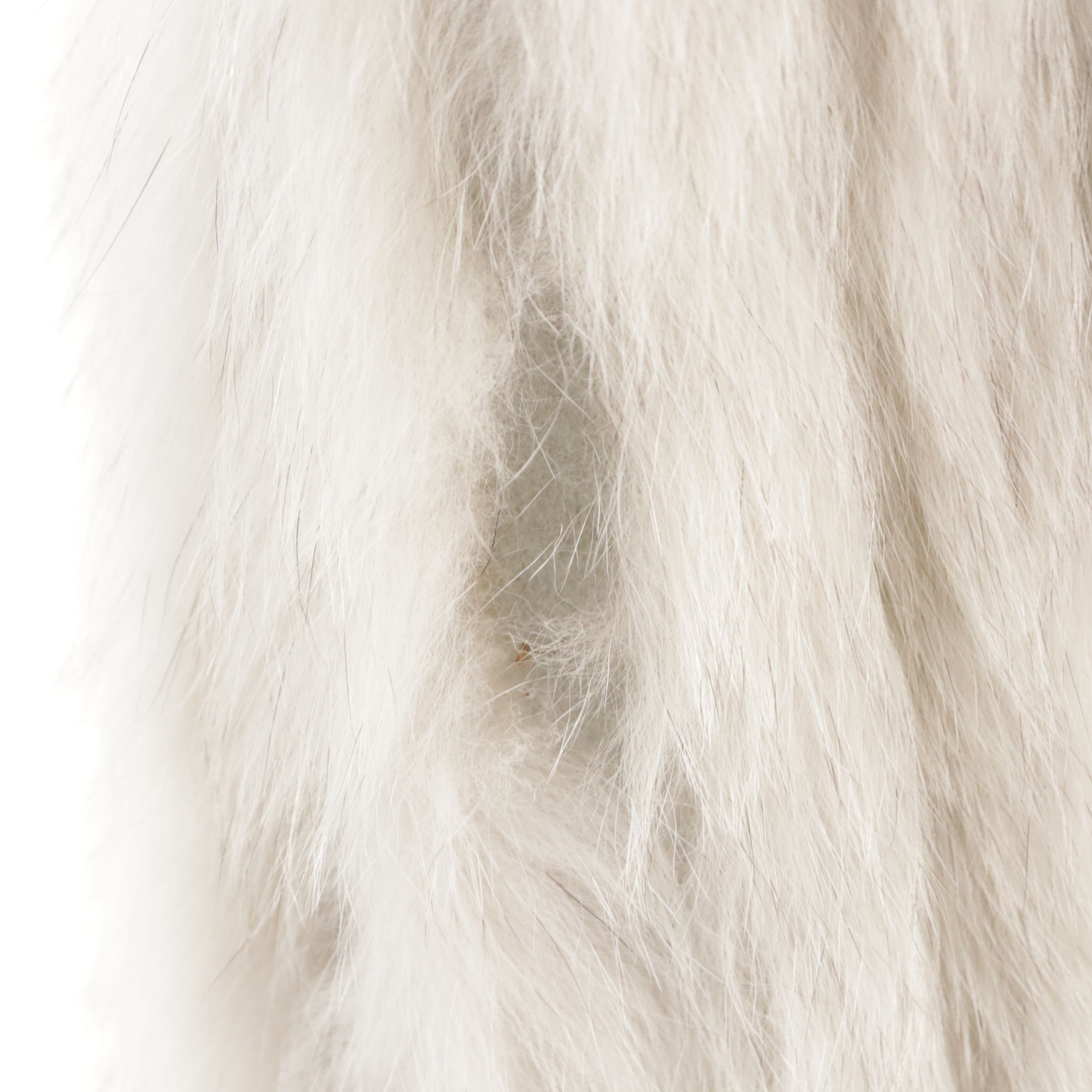 Vintage Blue Fox Fur Coat