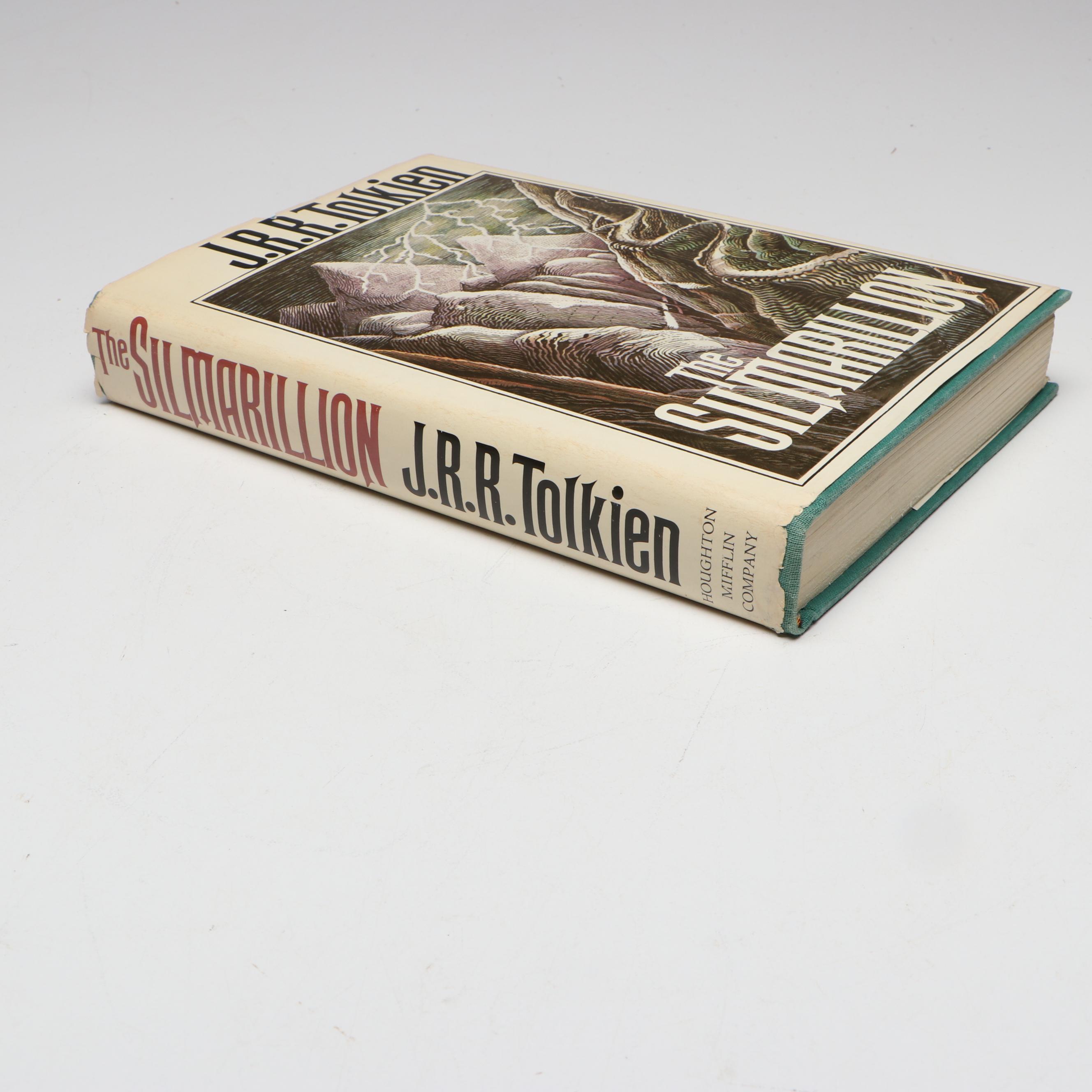 First American Edition "The Silmarillion" by J. R. R. Tolkien with Map, 1977