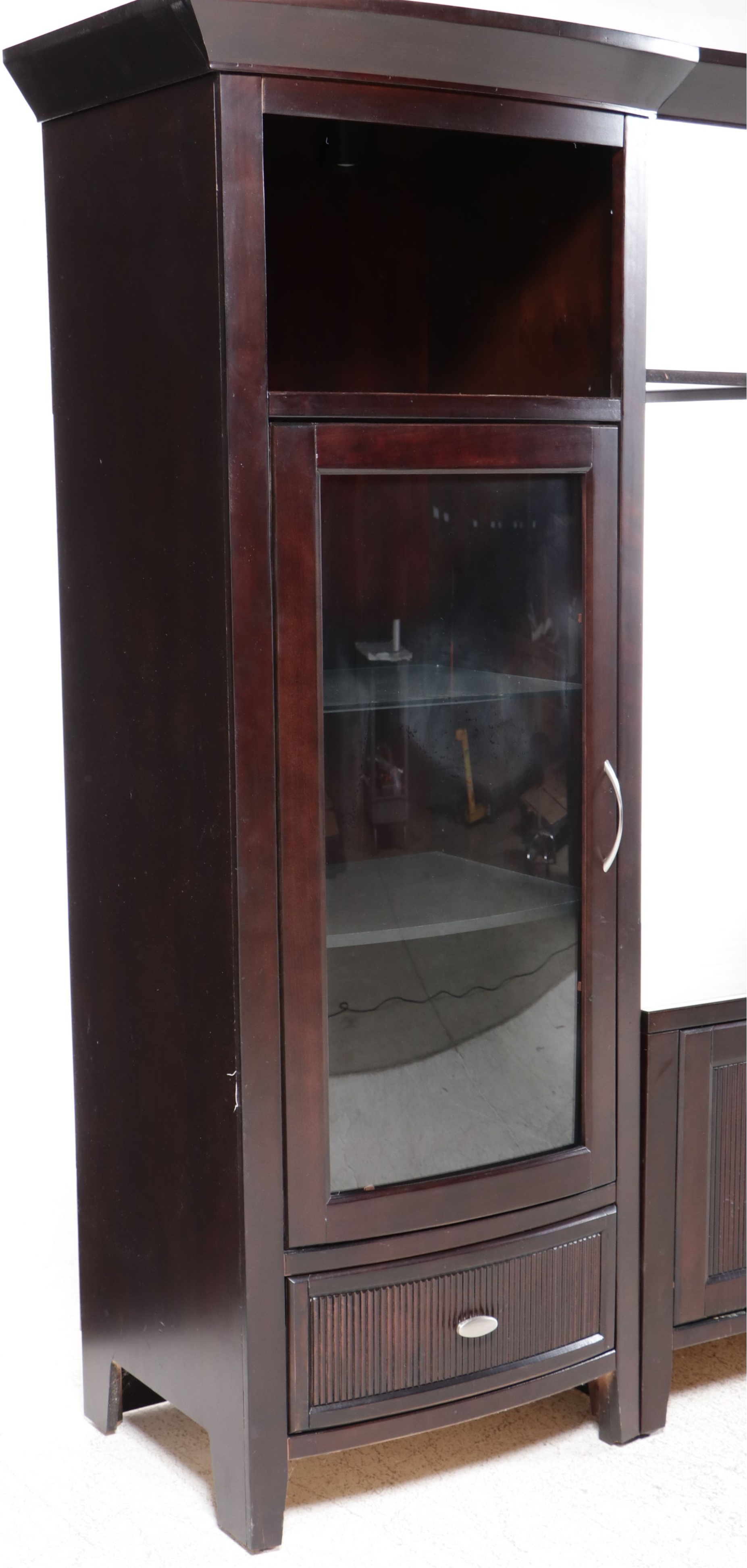 Oak Furniture West Contemporary Entertainment Cabinet