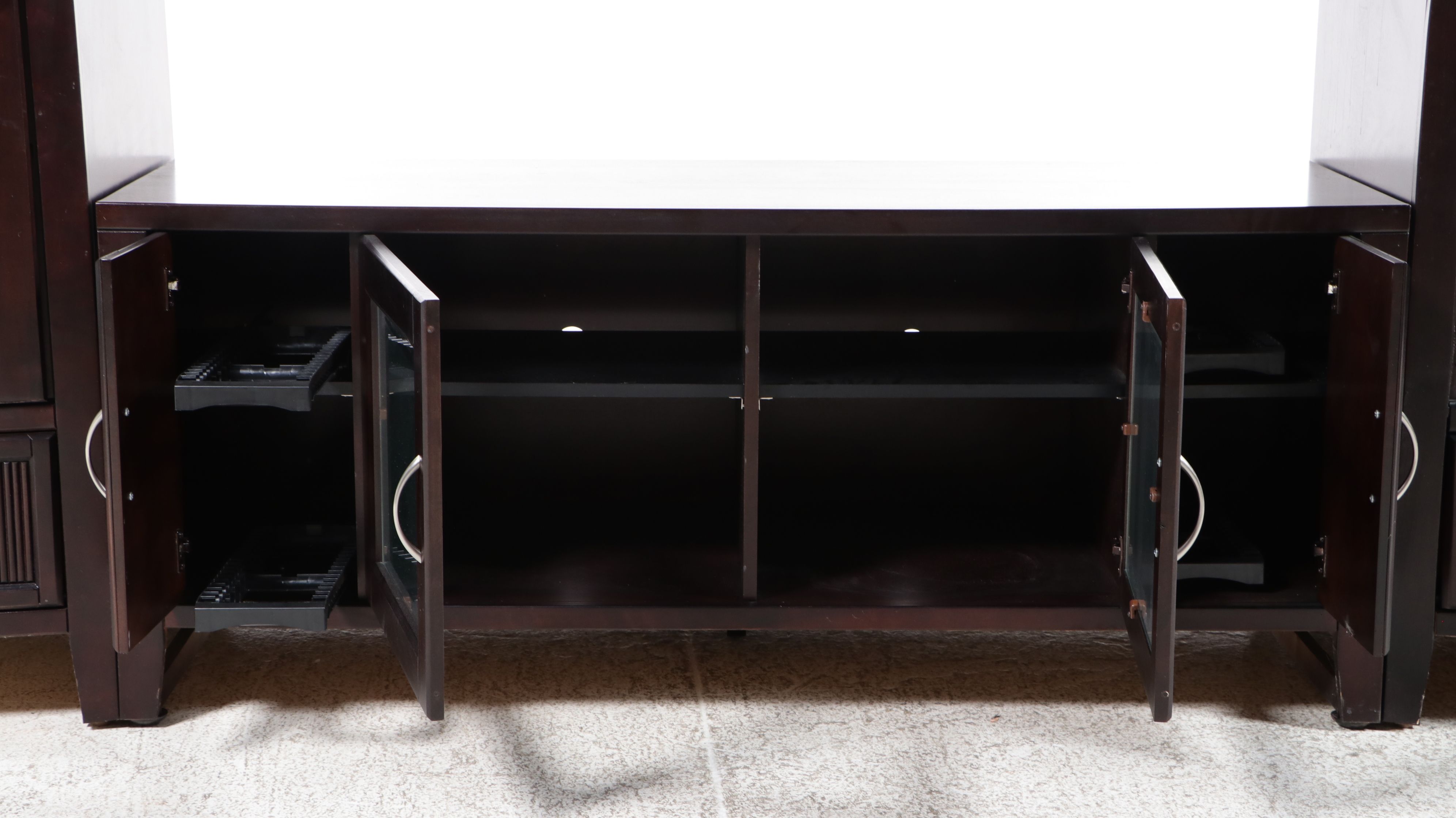 Oak Furniture West Contemporary Entertainment Cabinet