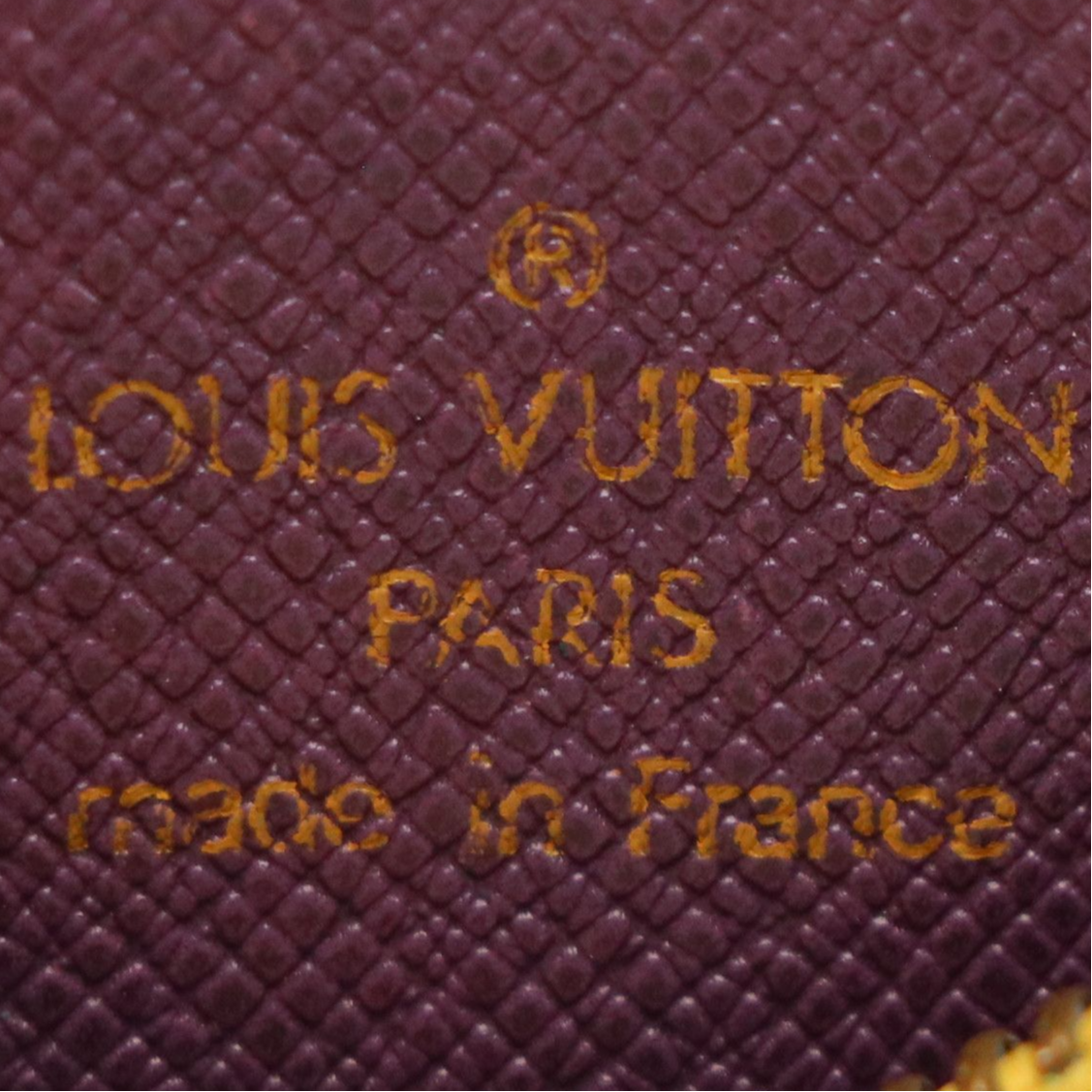 Louis Vuitton Pochette Clés in Yellow Epi Leather