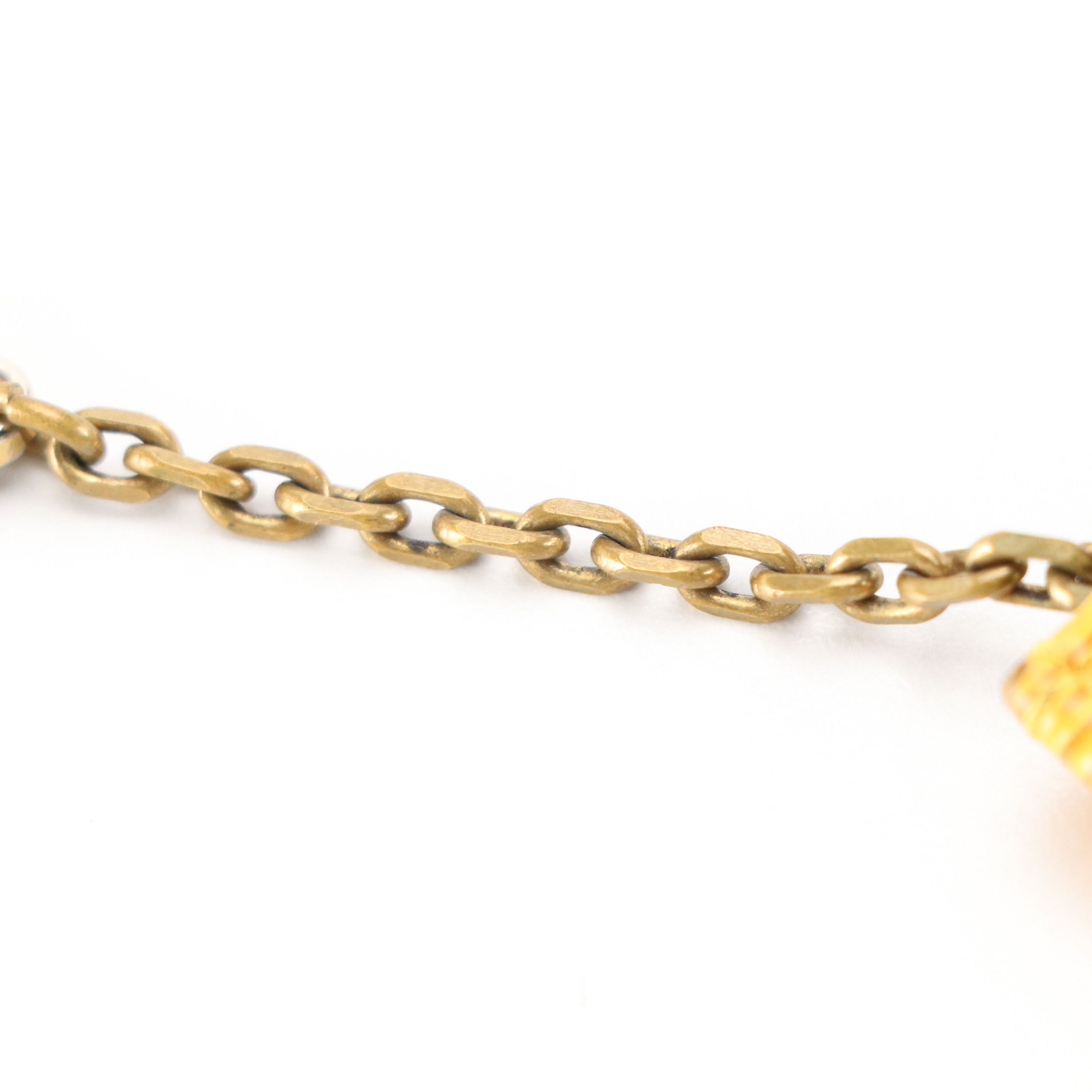 Louis Vuitton Pochette Clés in Yellow Epi Leather