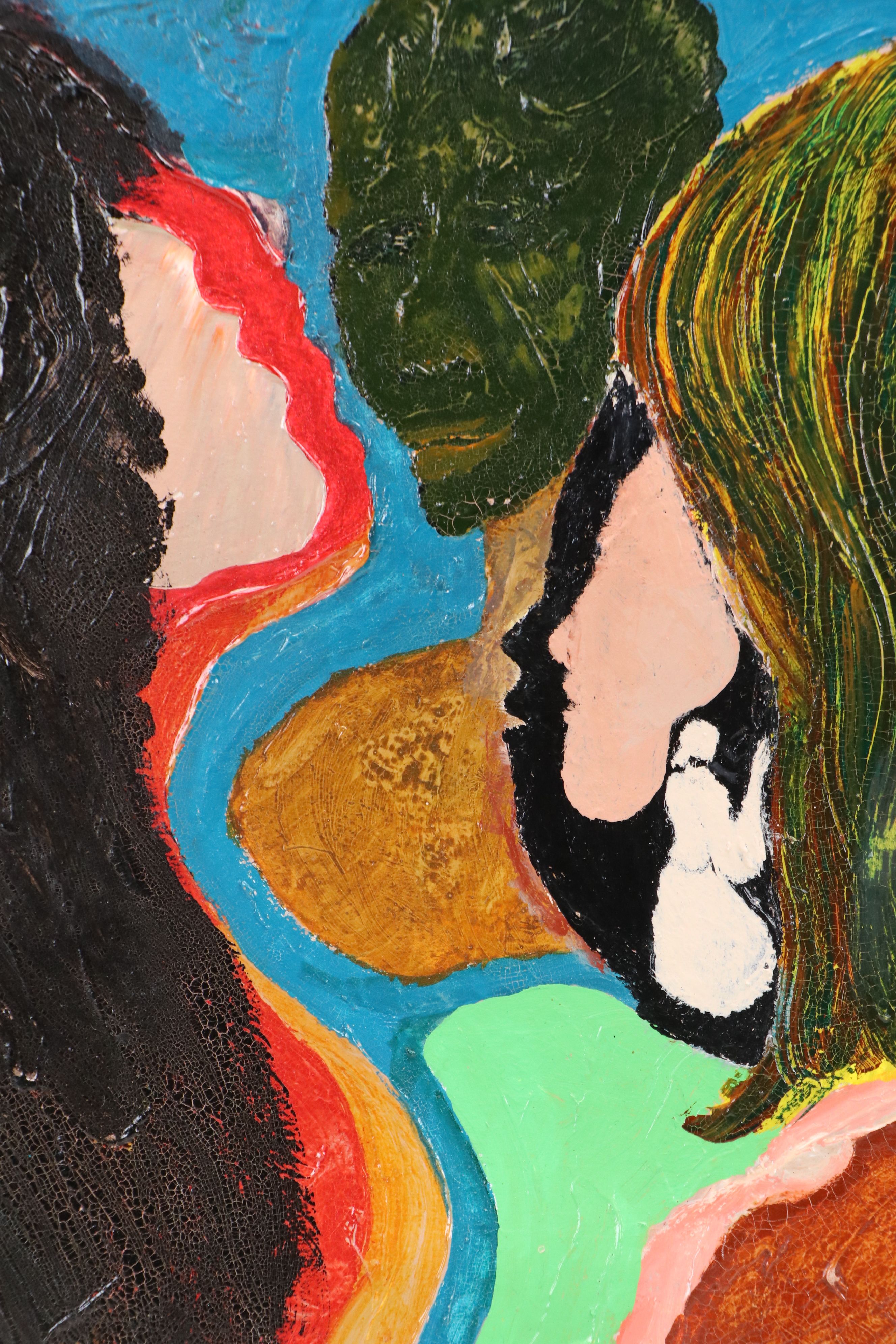 Mike Williams Acrylic Painting on Paper "Morena"