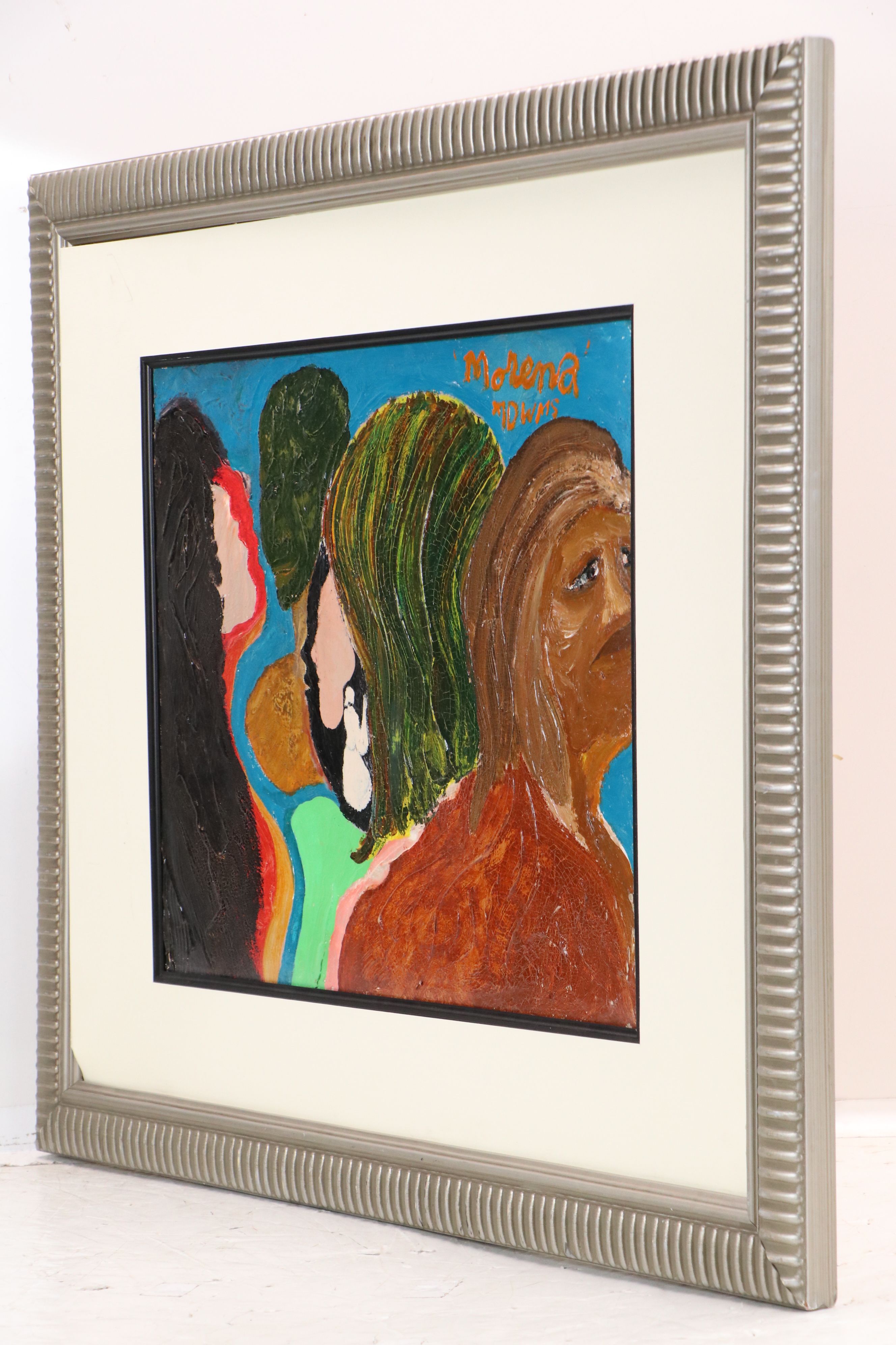 Mike Williams Acrylic Painting on Paper "Morena"