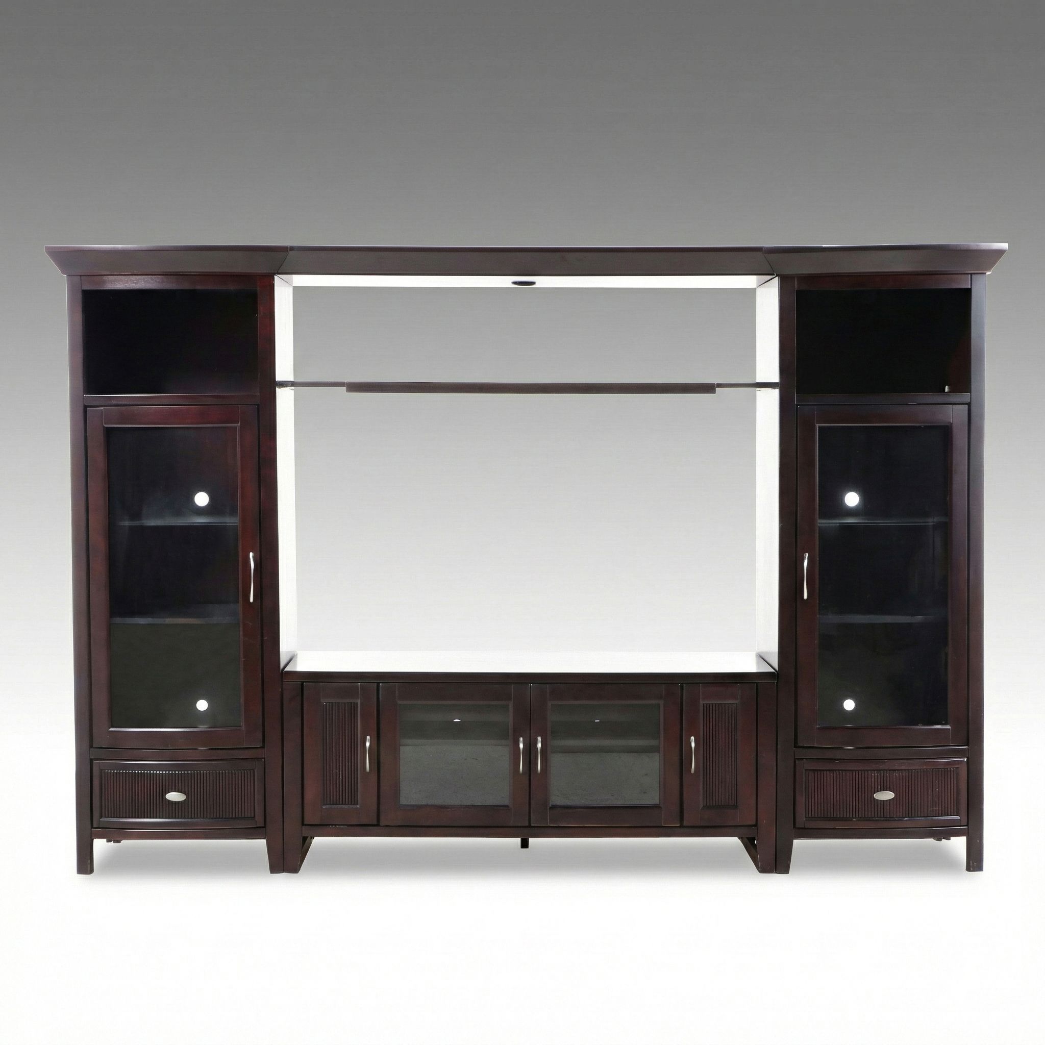 Oak Furniture West Contemporary Entertainment Cabinet