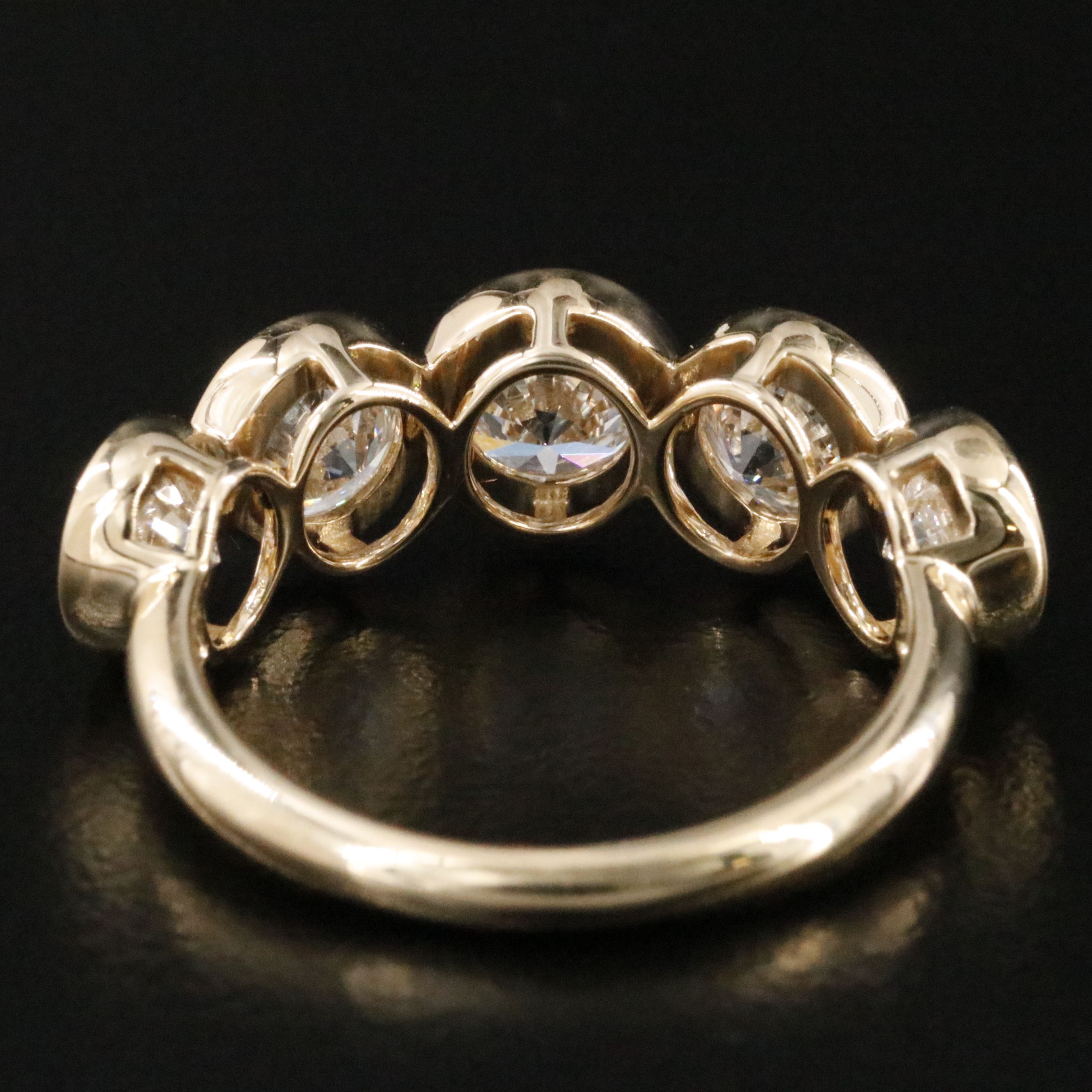 14K 3.62 CTW Lab Grown Diamond Ring