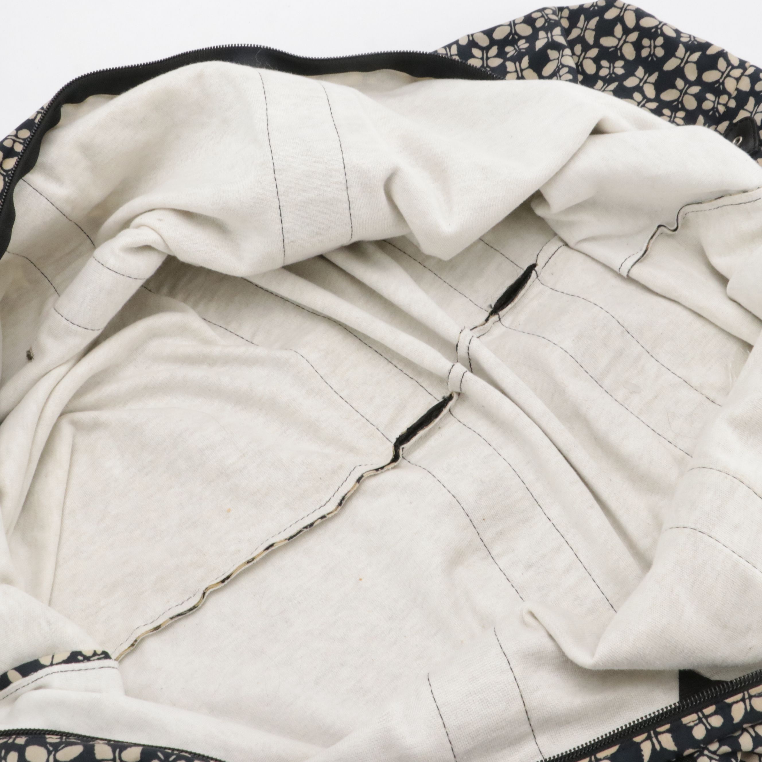 Bottega Veneta Weekender Duffle Bag in Butterfly Printed Nylon Canvas