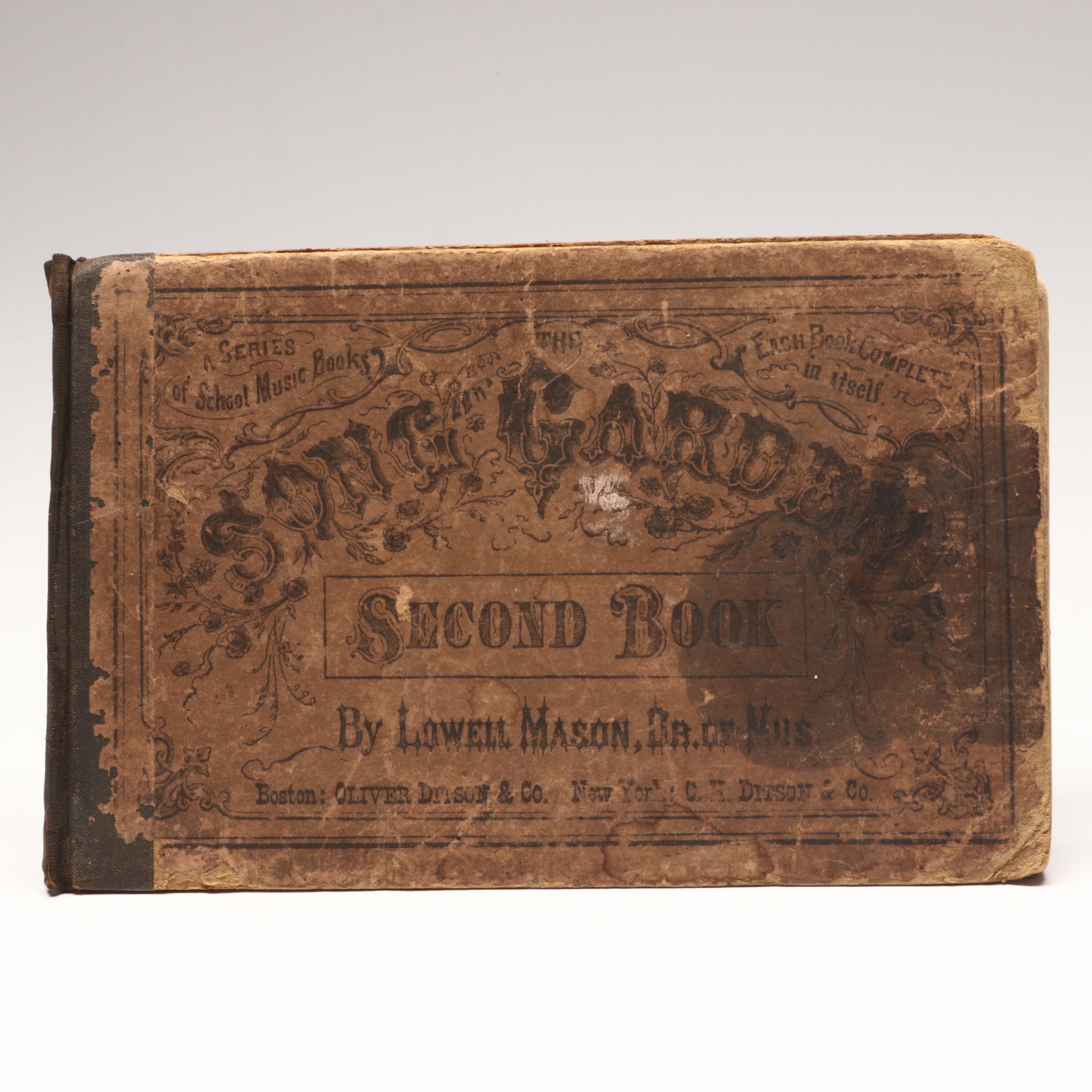 Chinese Wood Decorative Box with Brass Accents and Other Vintage Décor and Books