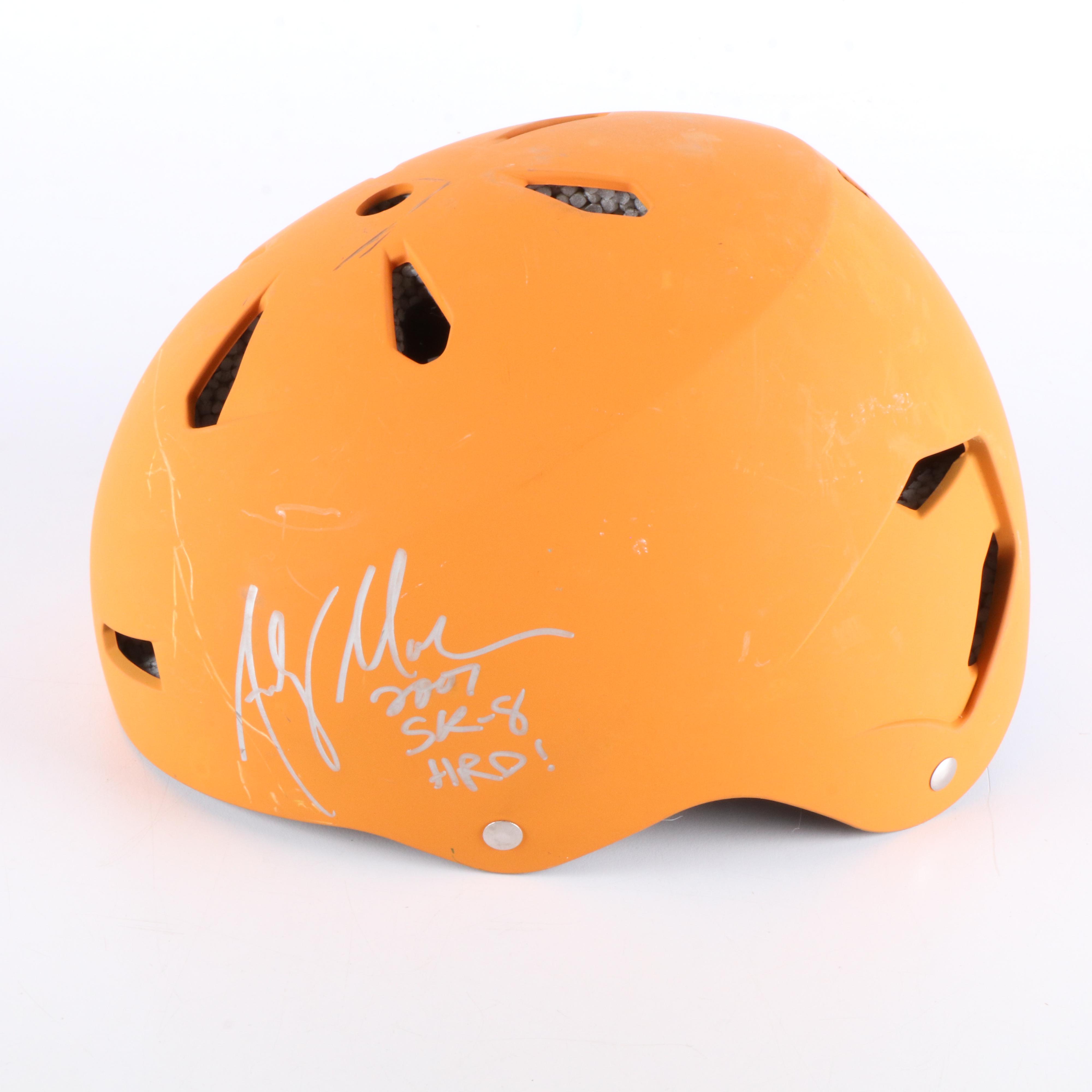 Andy Macdonald Signed Bern Skateboard Helmet