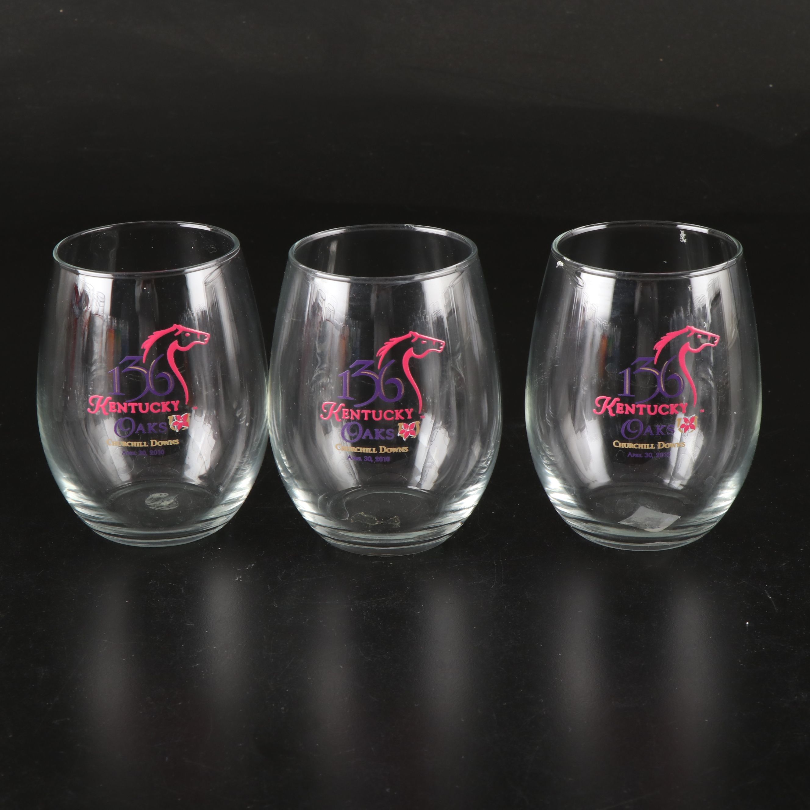 Kentucky Derby with Other Commemorative Horse Racing and Julep Glasses