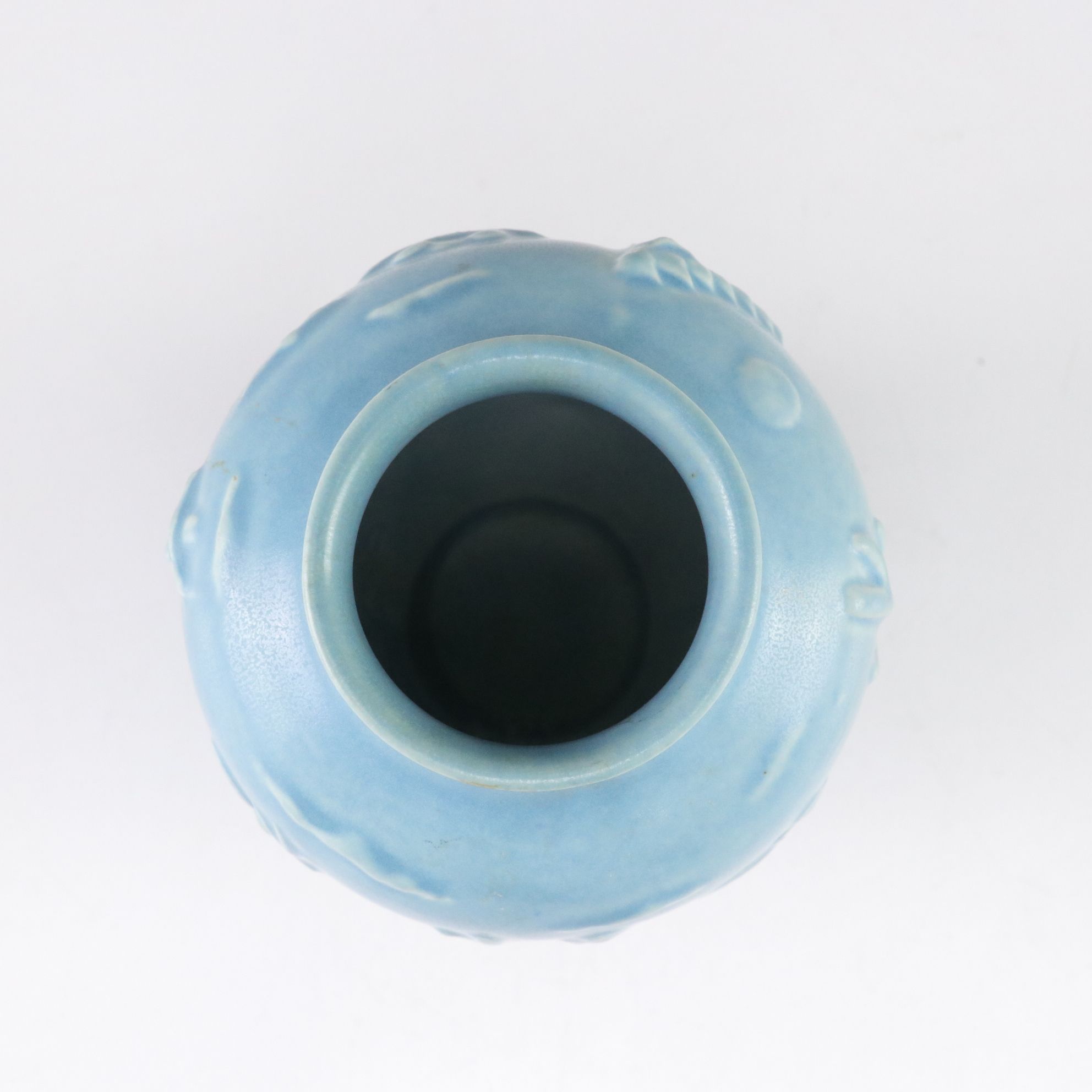 Rookwood Pottery Light Blue Southwestern Style Vase, 1944