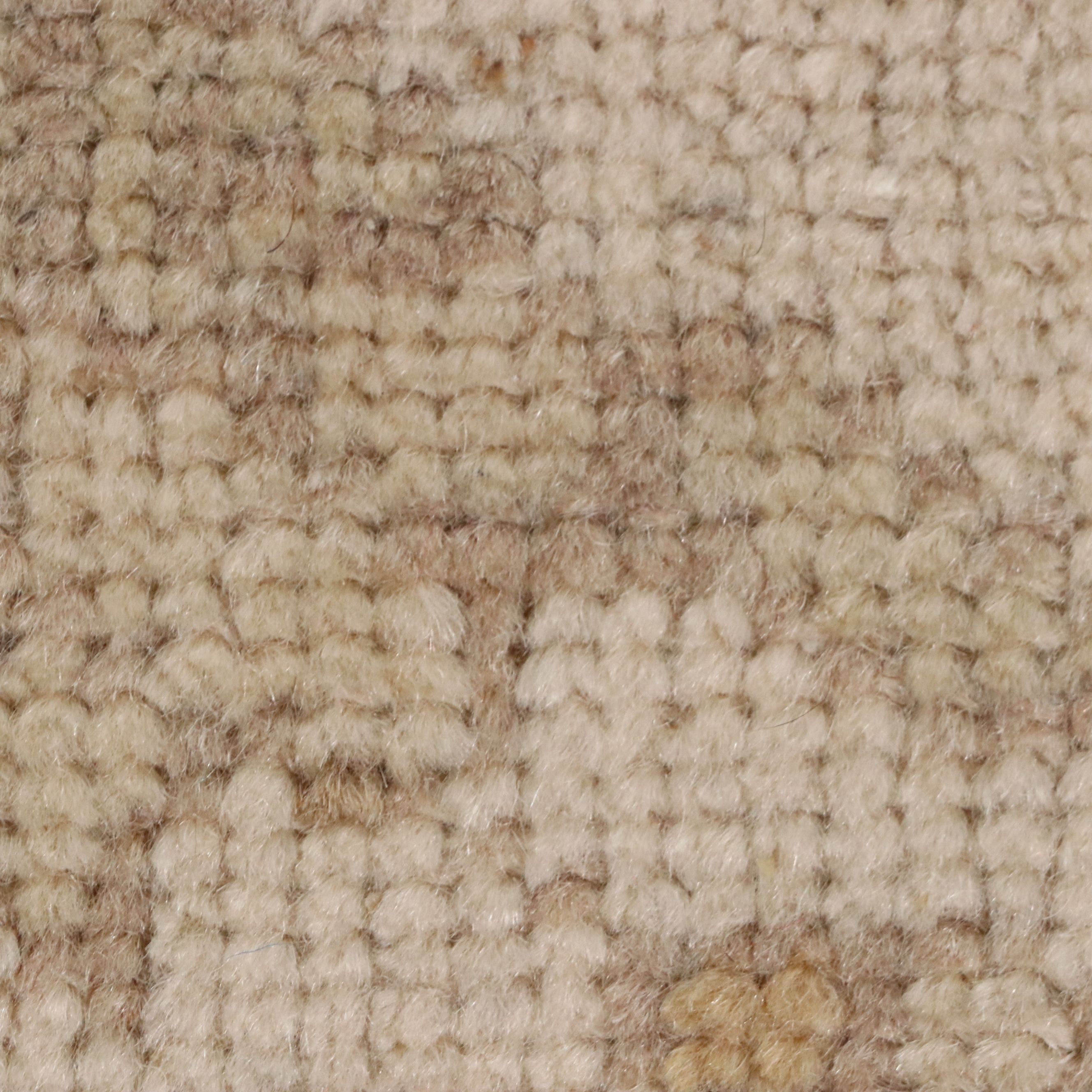 4'2 x 7'9 Hand-Knotted Turkish Oushak Area Rug