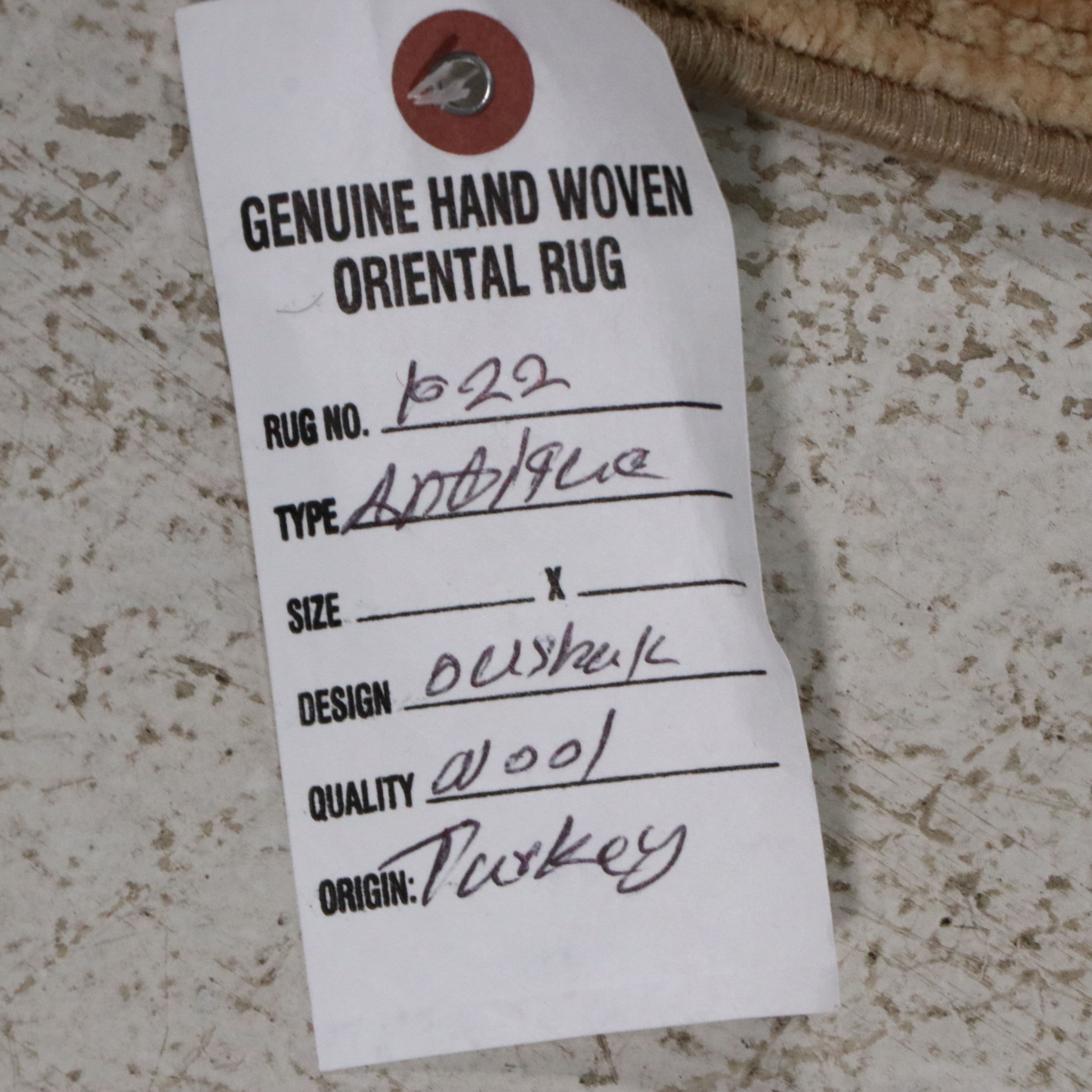 4'2 x 7'9 Hand-Knotted Turkish Oushak Area Rug