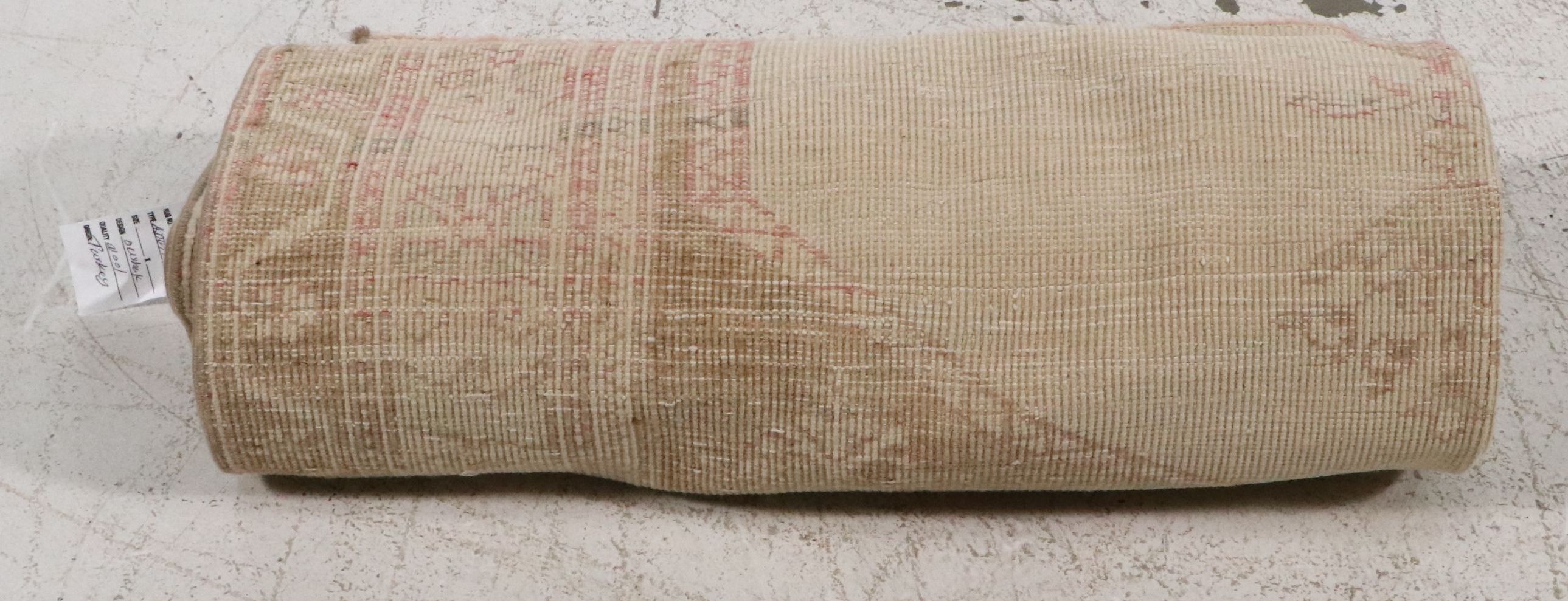 4'2 x 7'9 Hand-Knotted Turkish Oushak Area Rug