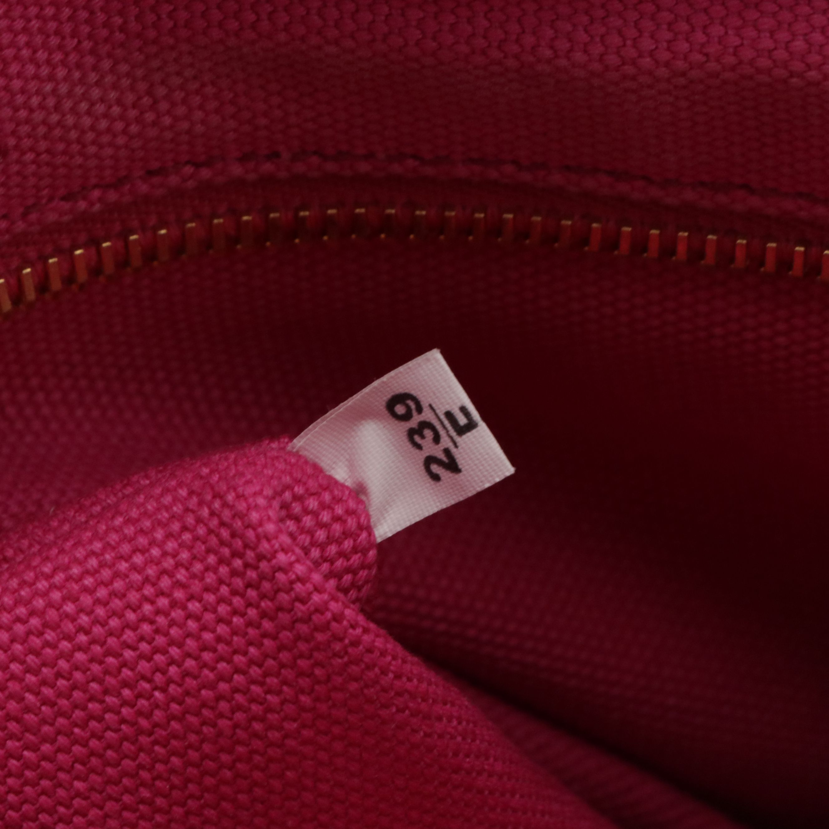 Prada Small Canapa Logo Two-Way Tote in Pink Canvas
