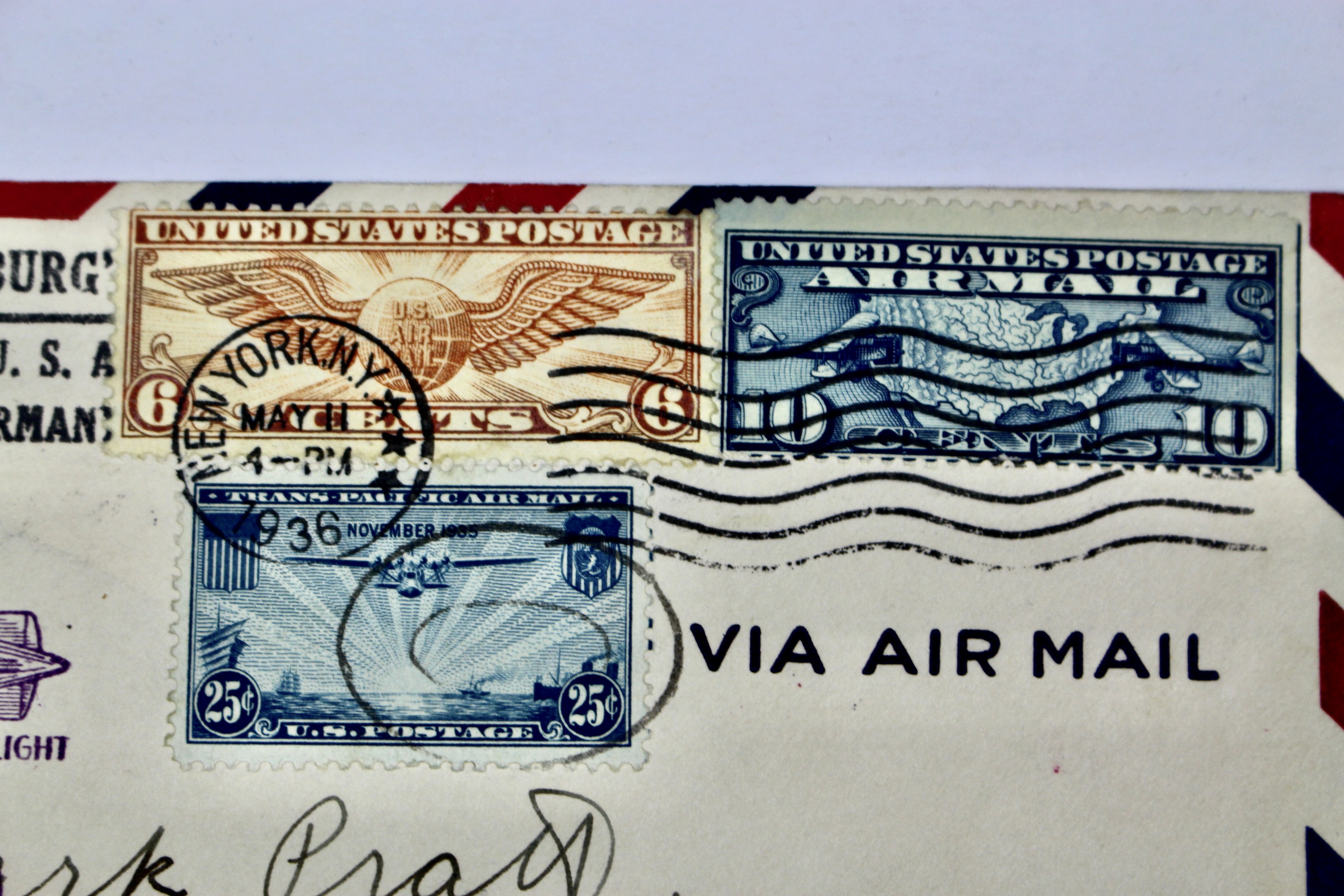 1936 Hindenburg Graf Zeppelin Postal Cover