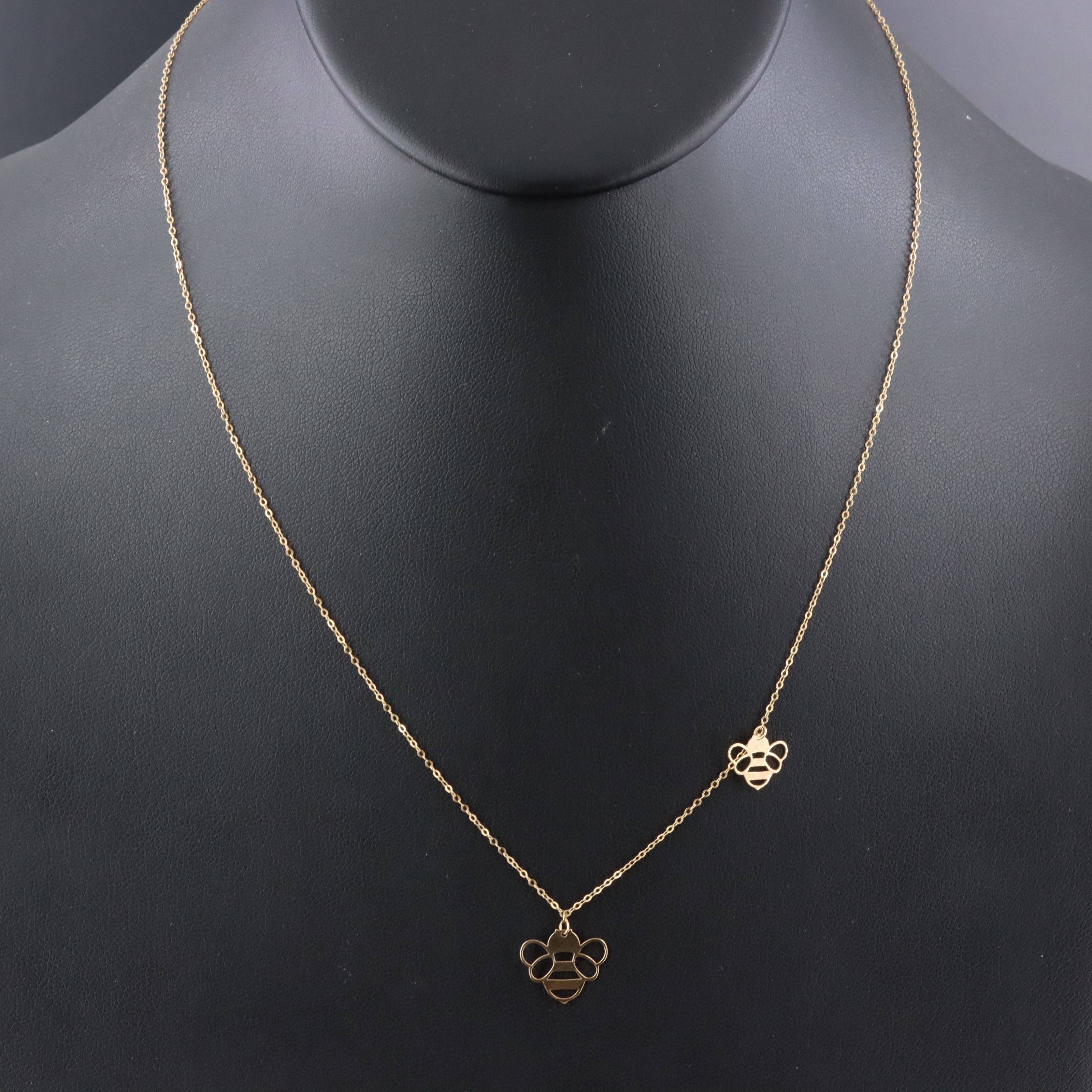 Italian 14K Bee Necklace