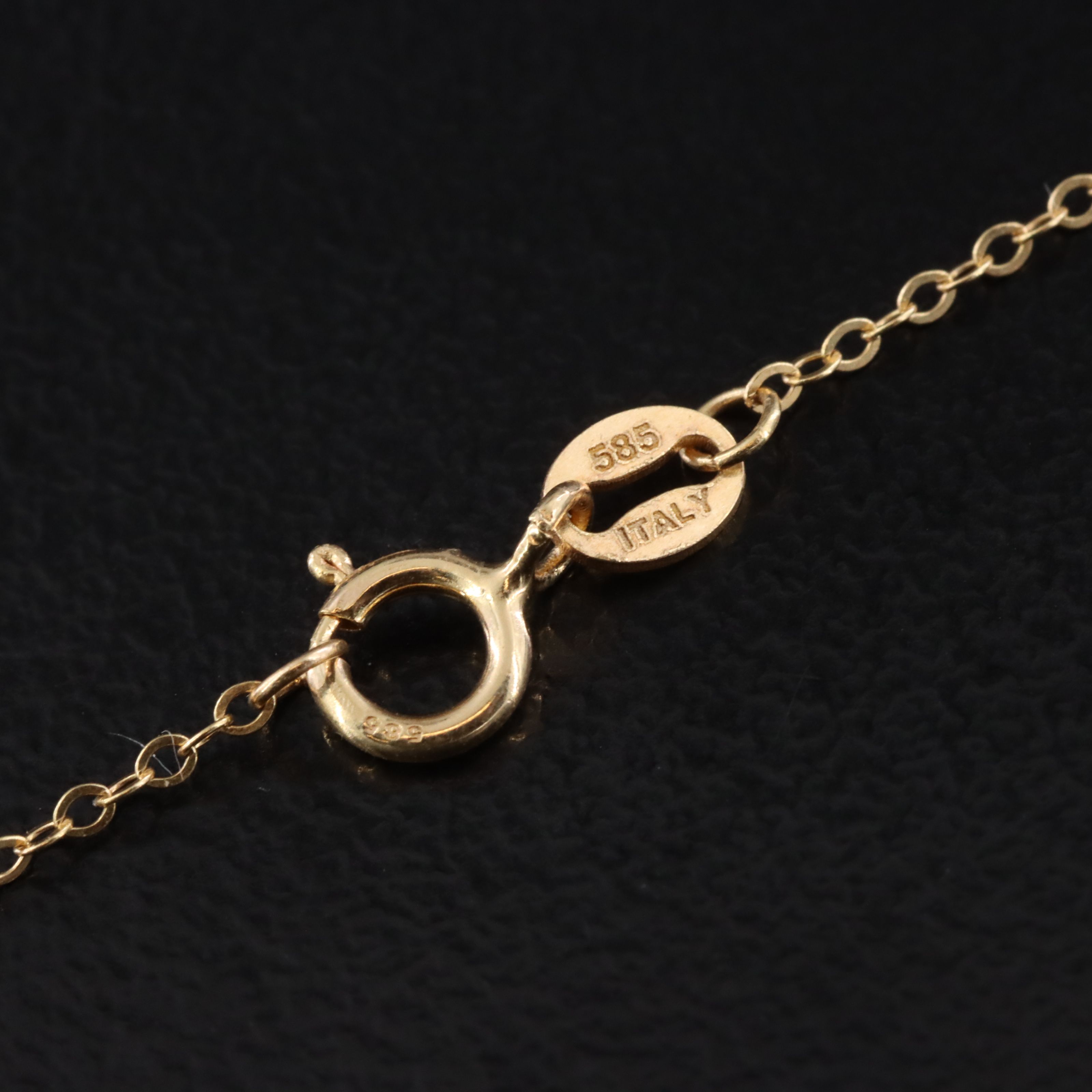 Italian 14K Bee Necklace