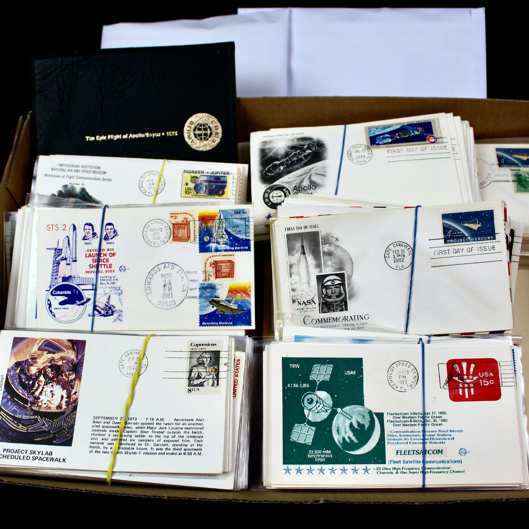 Space-Related Postal Items, Including Covers, Sheets, Postcards, and More