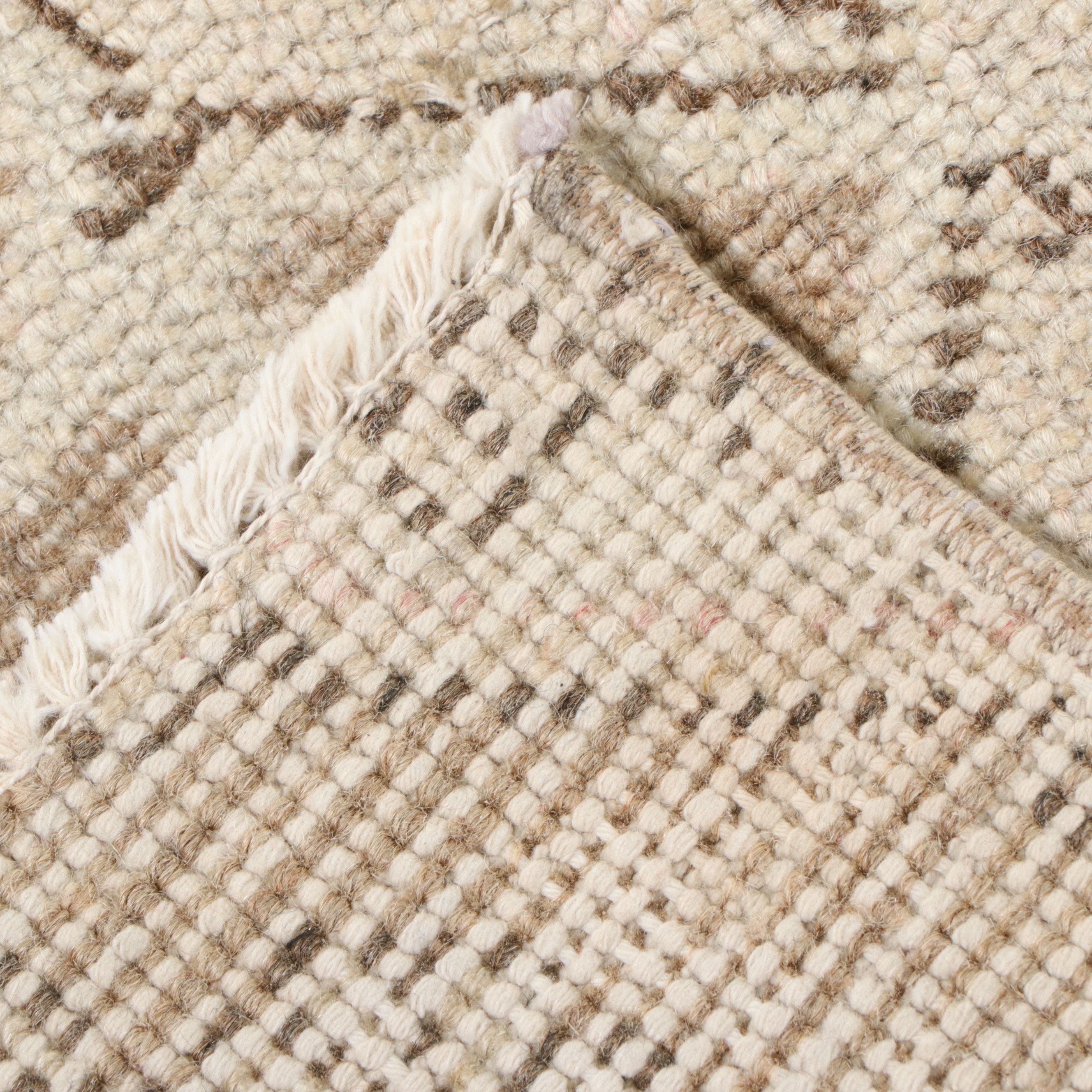 3'6 x 8'3 Hand-Knotted Turkish Anatolian Long Rug