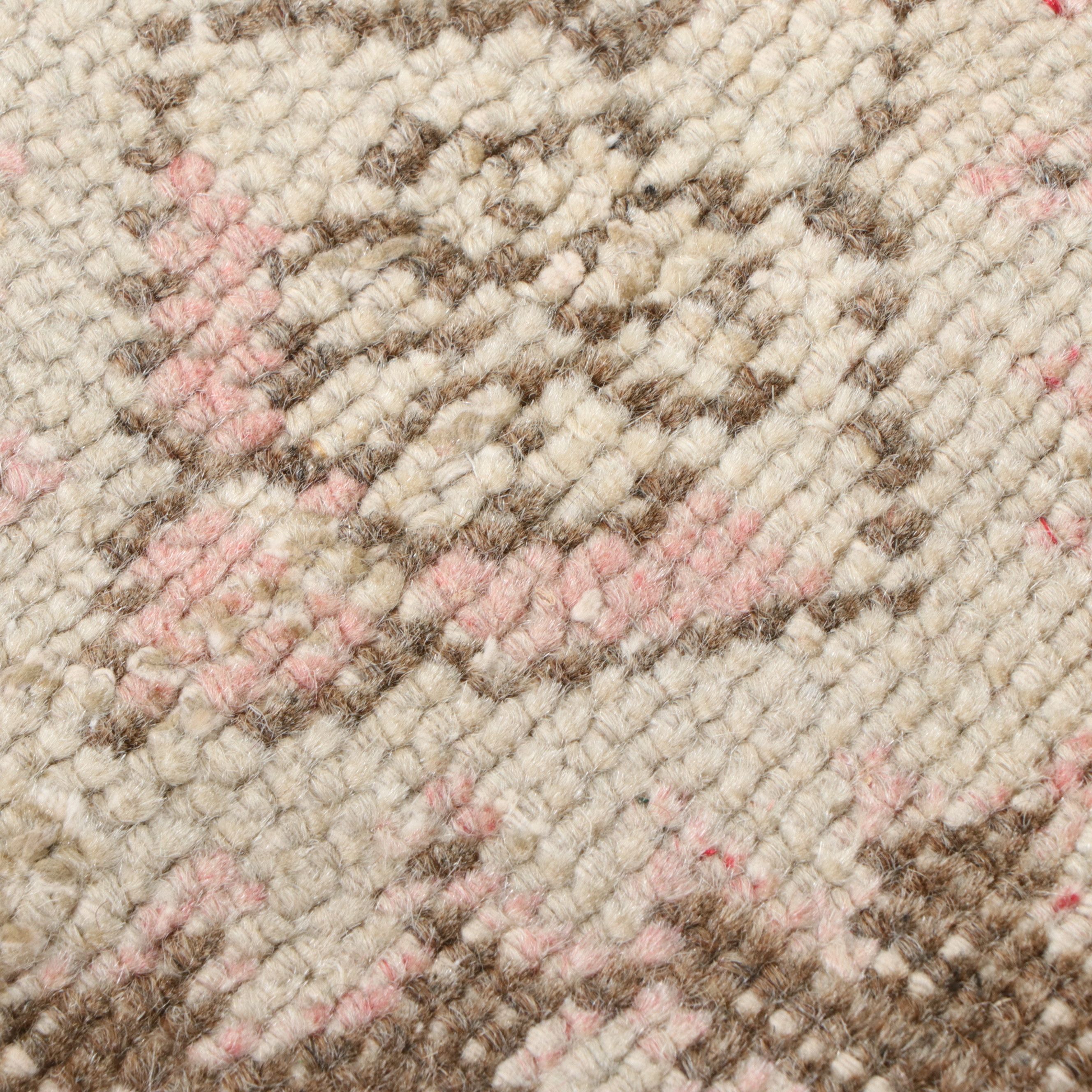 3'6 x 8'3 Hand-Knotted Turkish Anatolian Long Rug