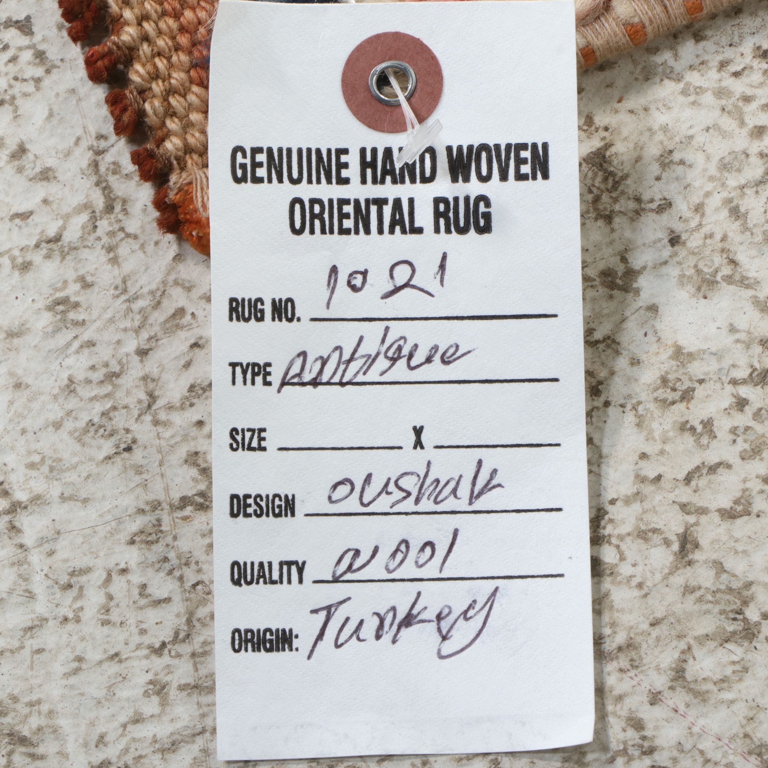 2'9 x 8'8 Hand-Knotted Turkish Oushak Carpet Runner