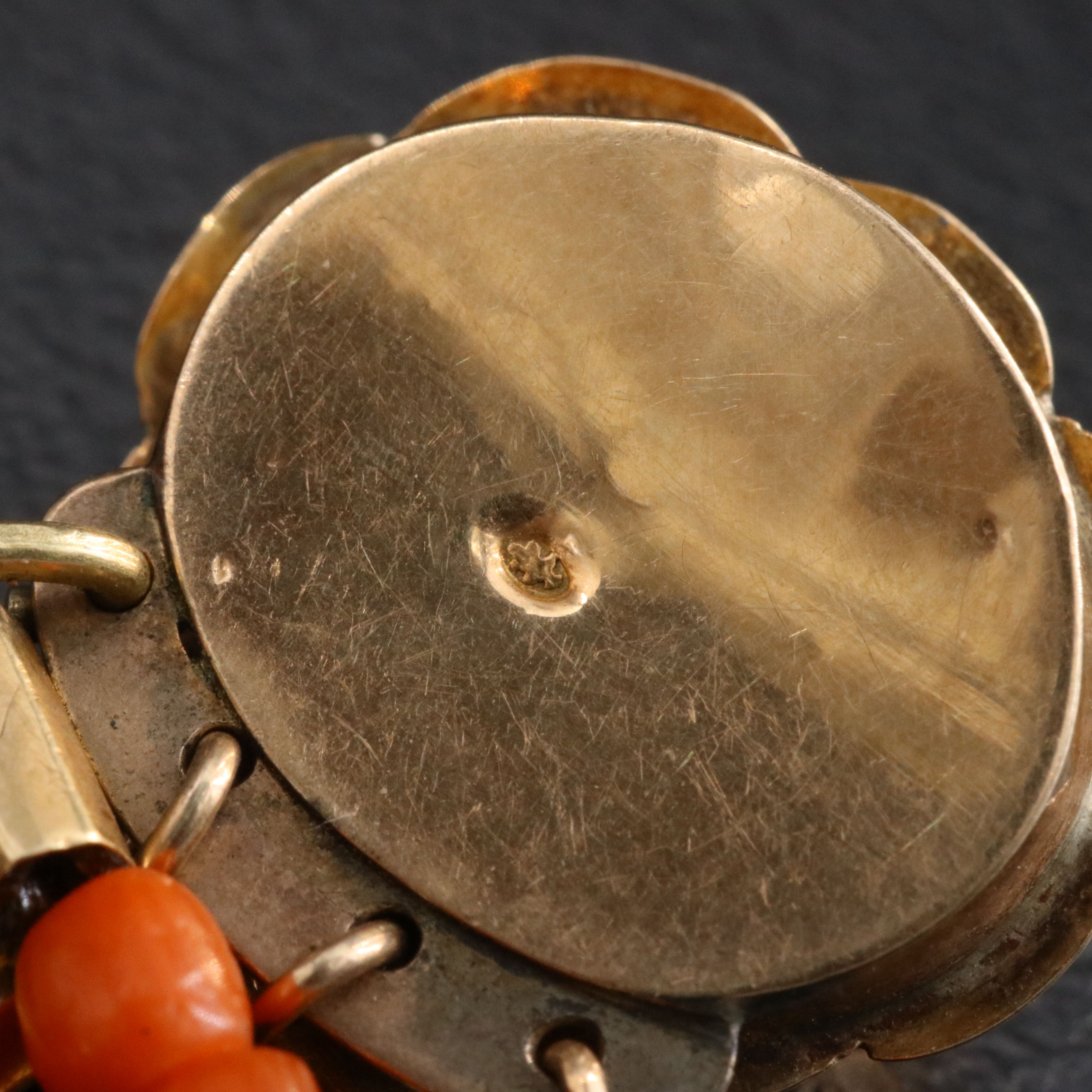 14K Coral Choker and Bracelet