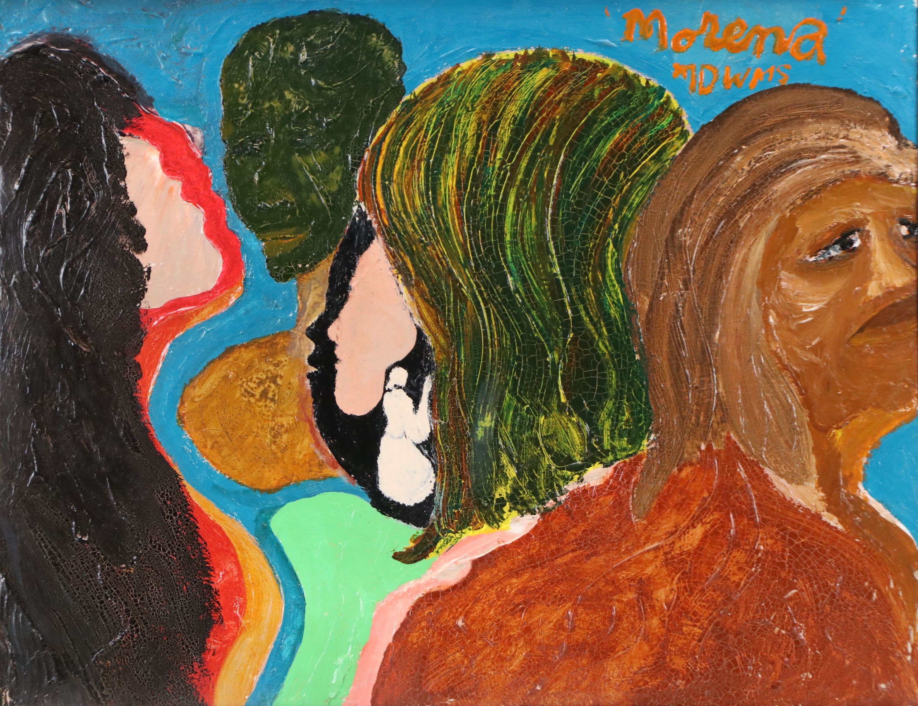 Mike Williams Acrylic Painting on Paper "Morena"