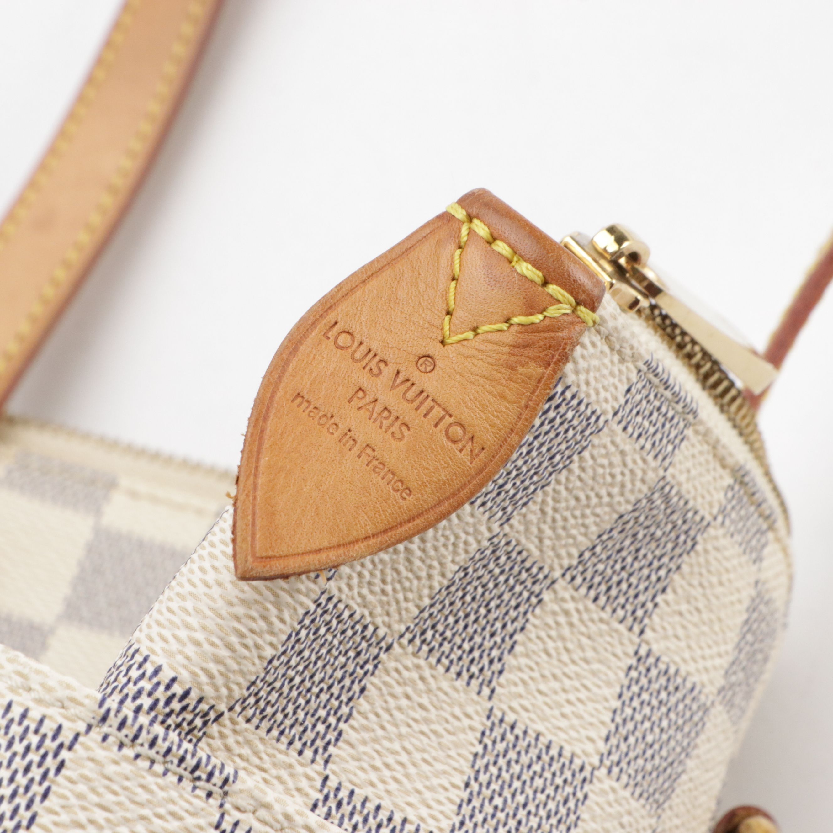 Louis Vuitton Totally PM Shoulder Bag in the Damier Azur Canvas and Leather