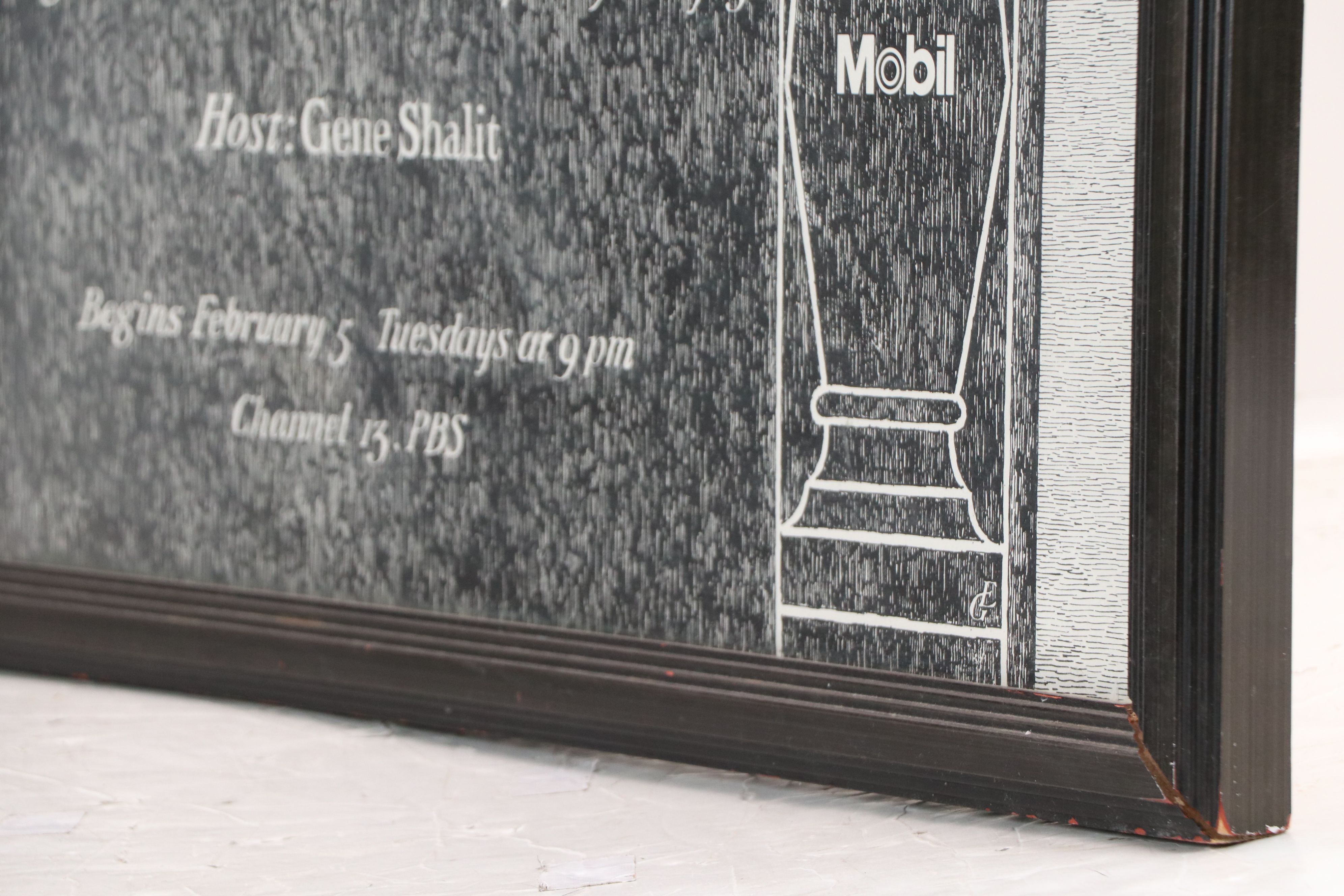 Edward Gorey Lithograph Poster "Mystery!" PBS, 1980