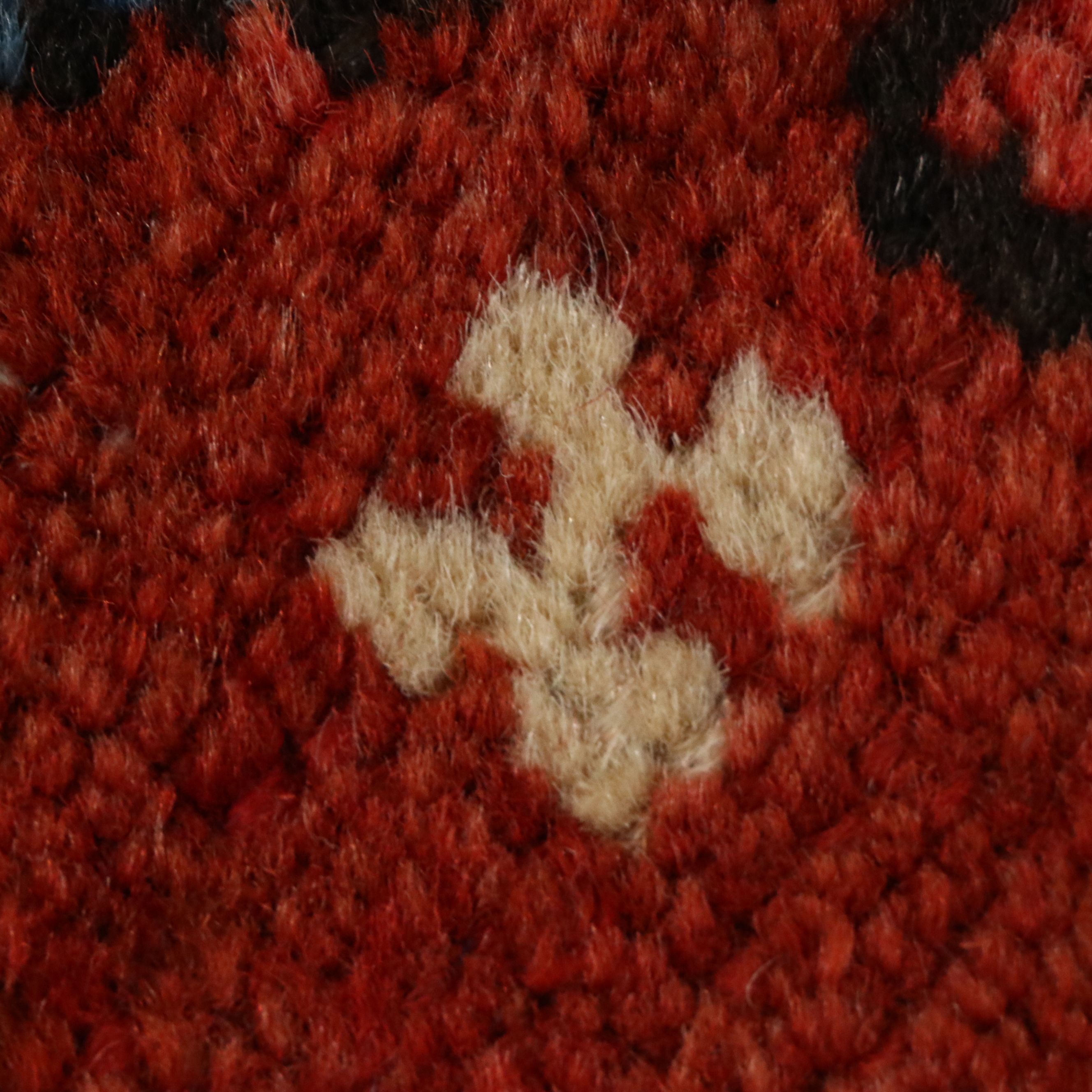 8'7 x 11'4 Hand-Knotted Persian Heriz Area Rug