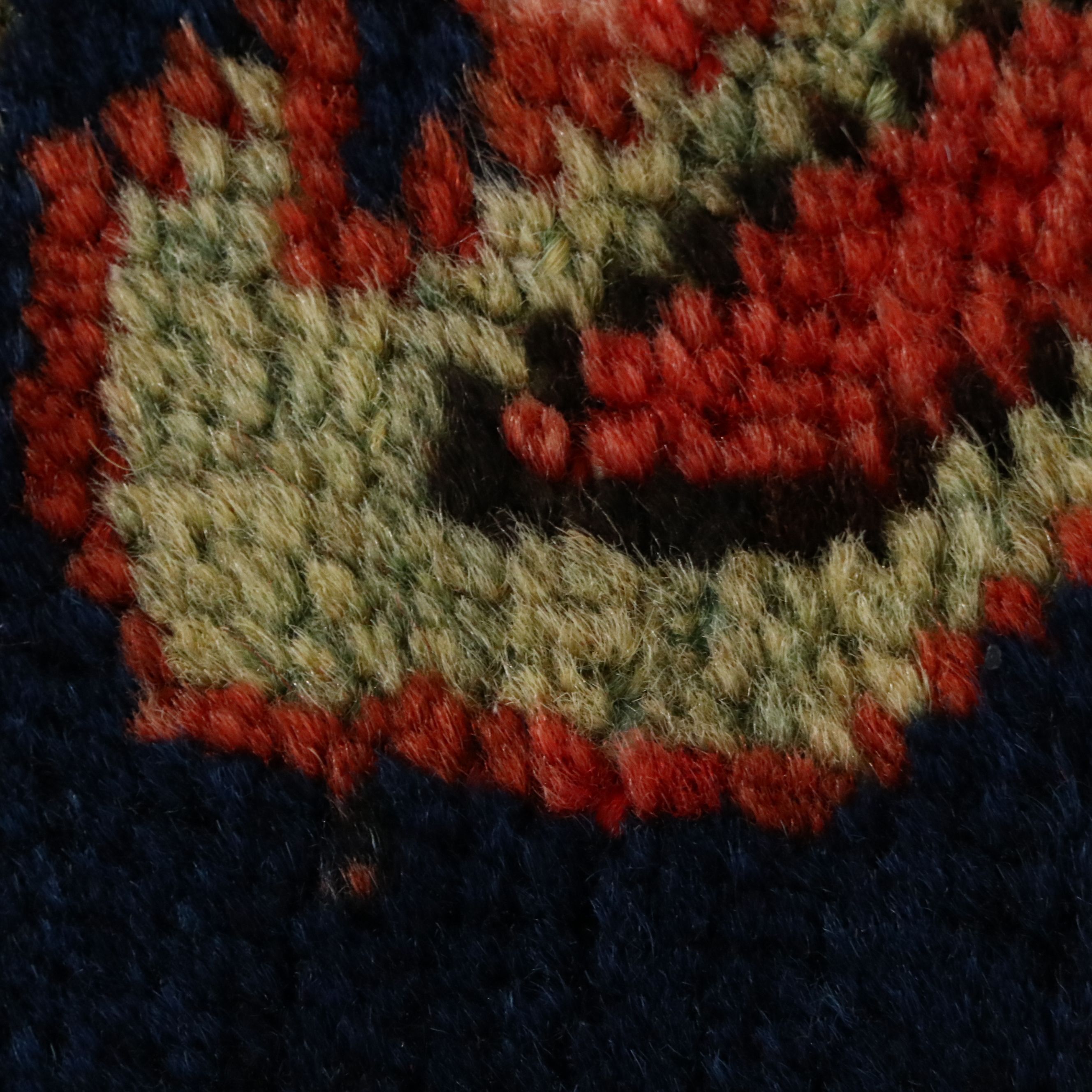 8'7 x 11'4 Hand-Knotted Persian Heriz Area Rug