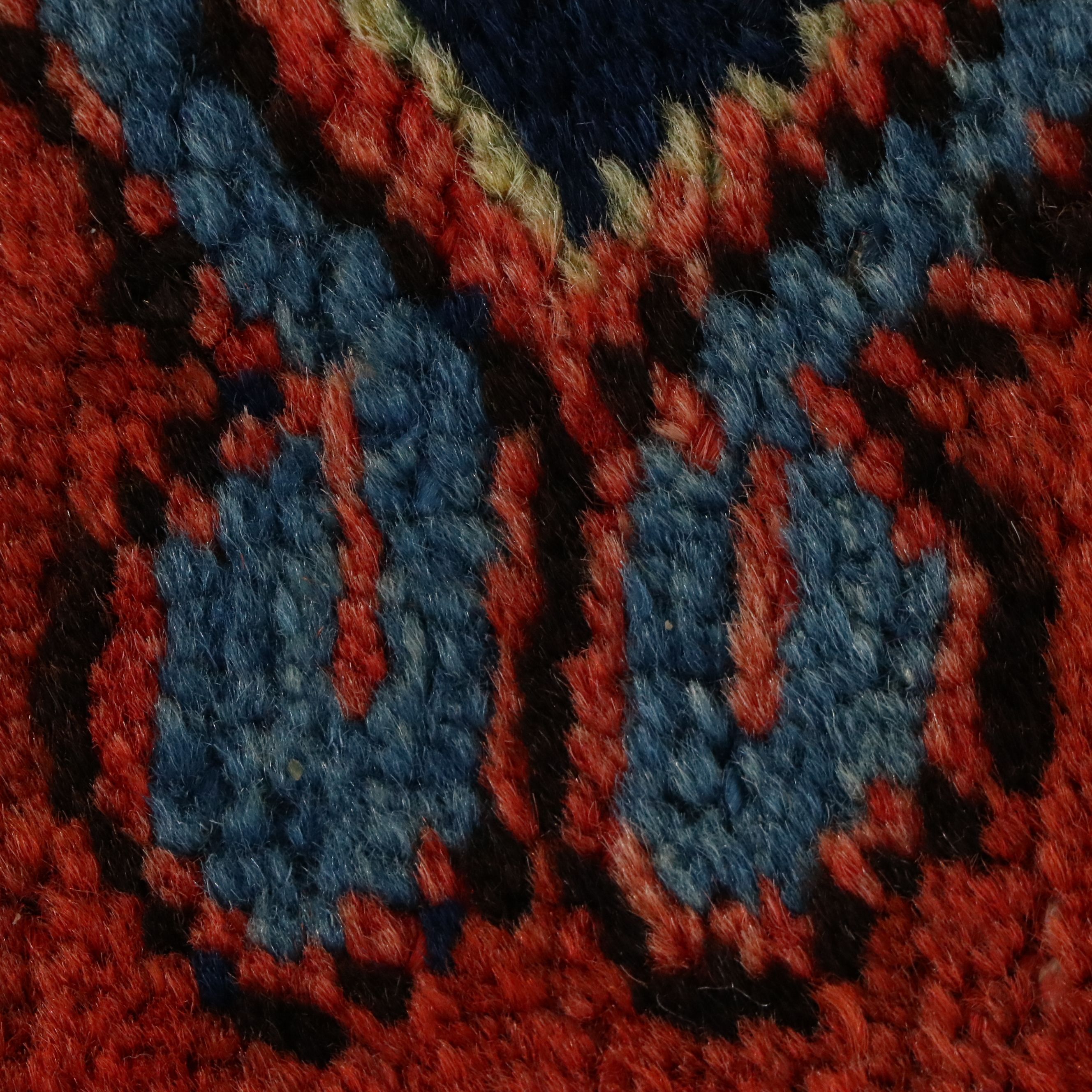 8'7 x 11'4 Hand-Knotted Persian Heriz Area Rug