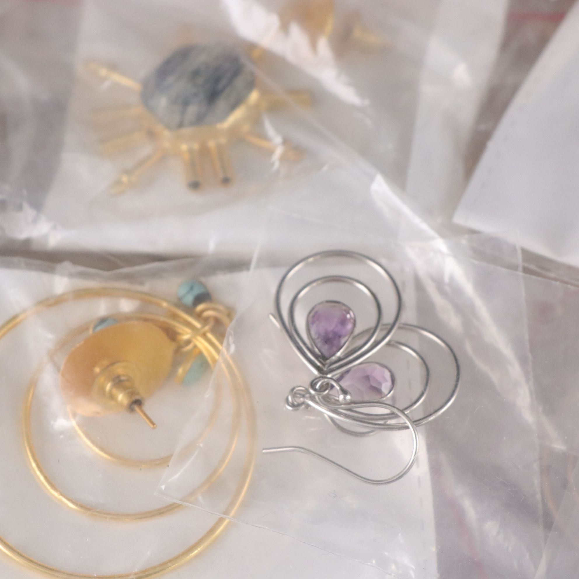 Uncommon Discoveries: Assorted Brass Earrings, Necklaces & More