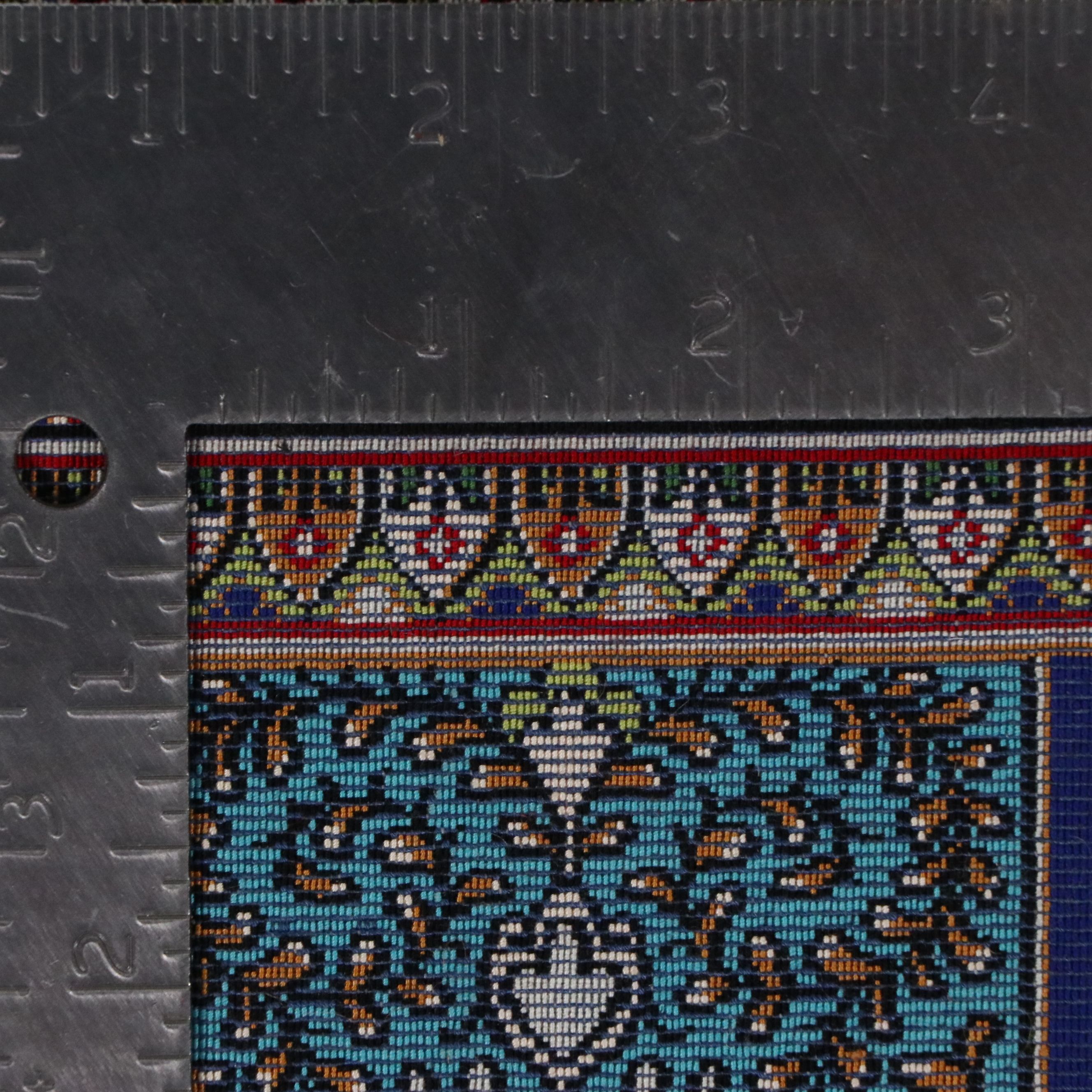 7'8 x 10'3 Hand-Knotted Persian Qom Silk Area Rug